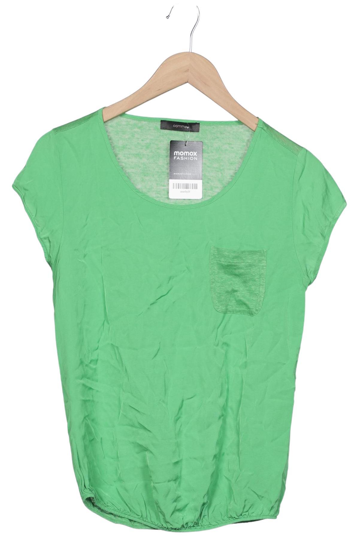 

Comma Damen T-Shirt, grün, Gr. 36