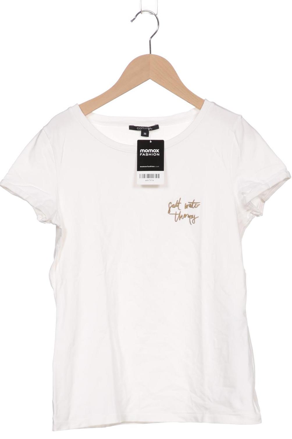 

Comma Damen T-Shirt, weiß