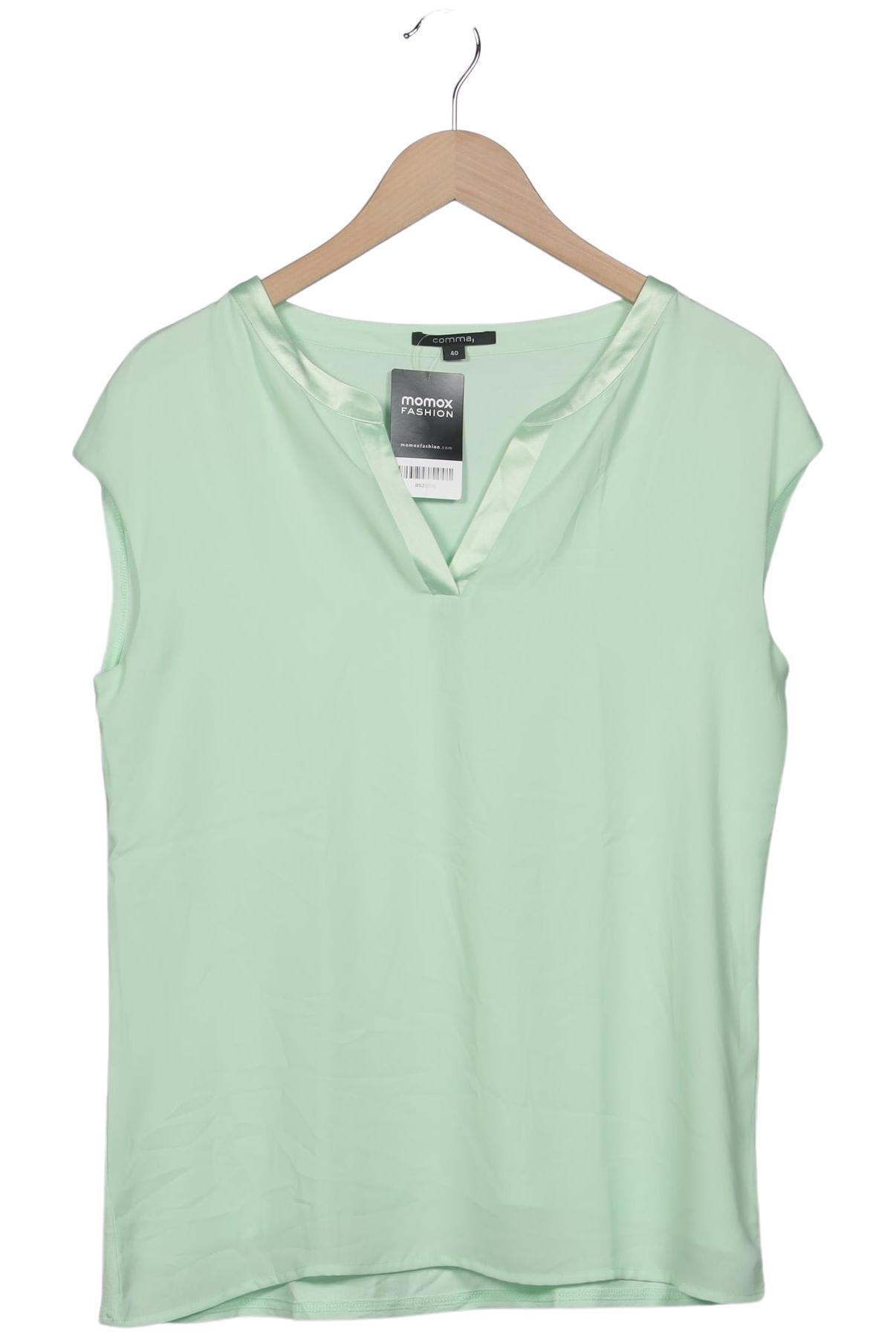 

Comma Damen T-Shirt, hellgrün, Gr. 40