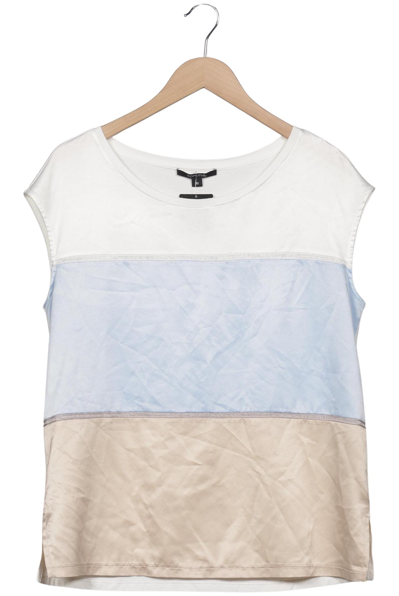 

Comma Damen T-Shirt, mehrfarbig, Gr. 40