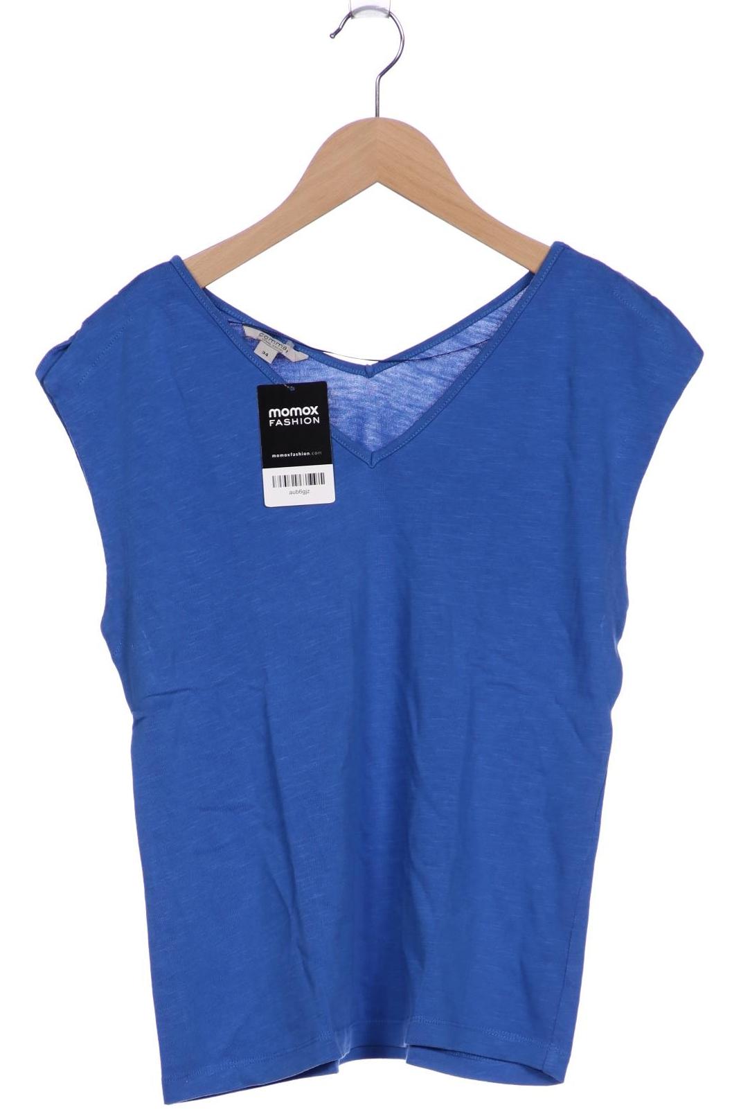 

Comma Damen T-Shirt, blau, Gr. 34