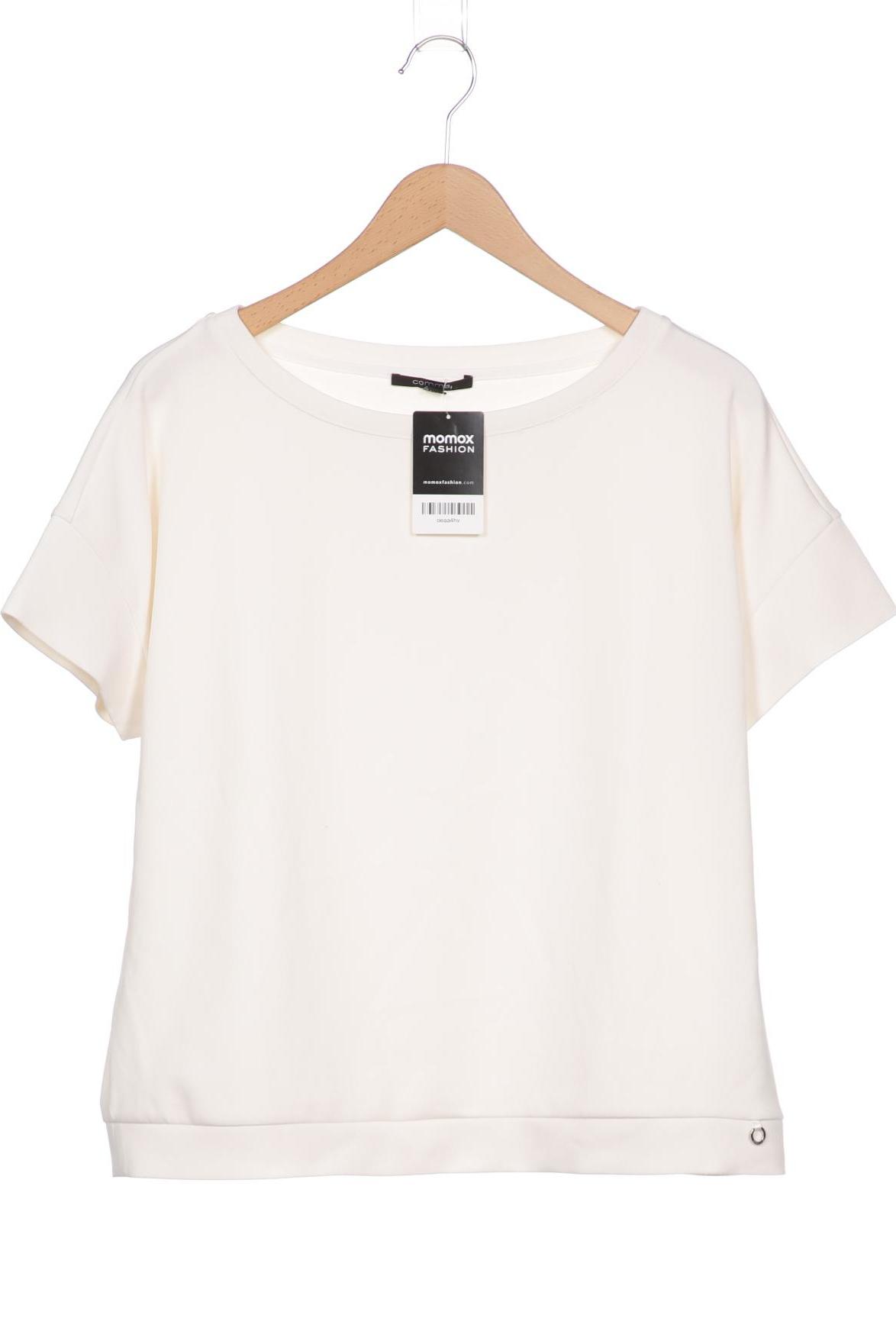 

Comma Damen T-Shirt, cremeweiß