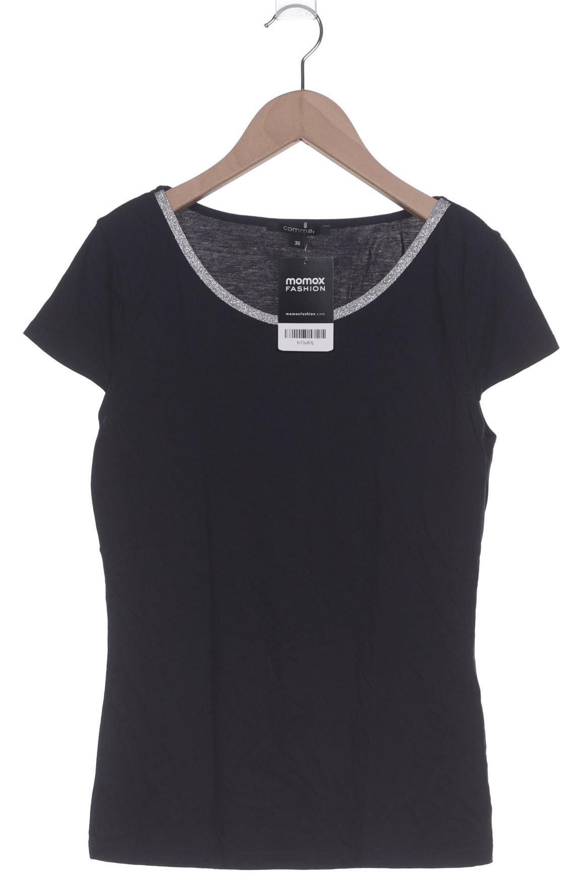 

Comma Damen T-Shirt, marineblau, Gr. 36