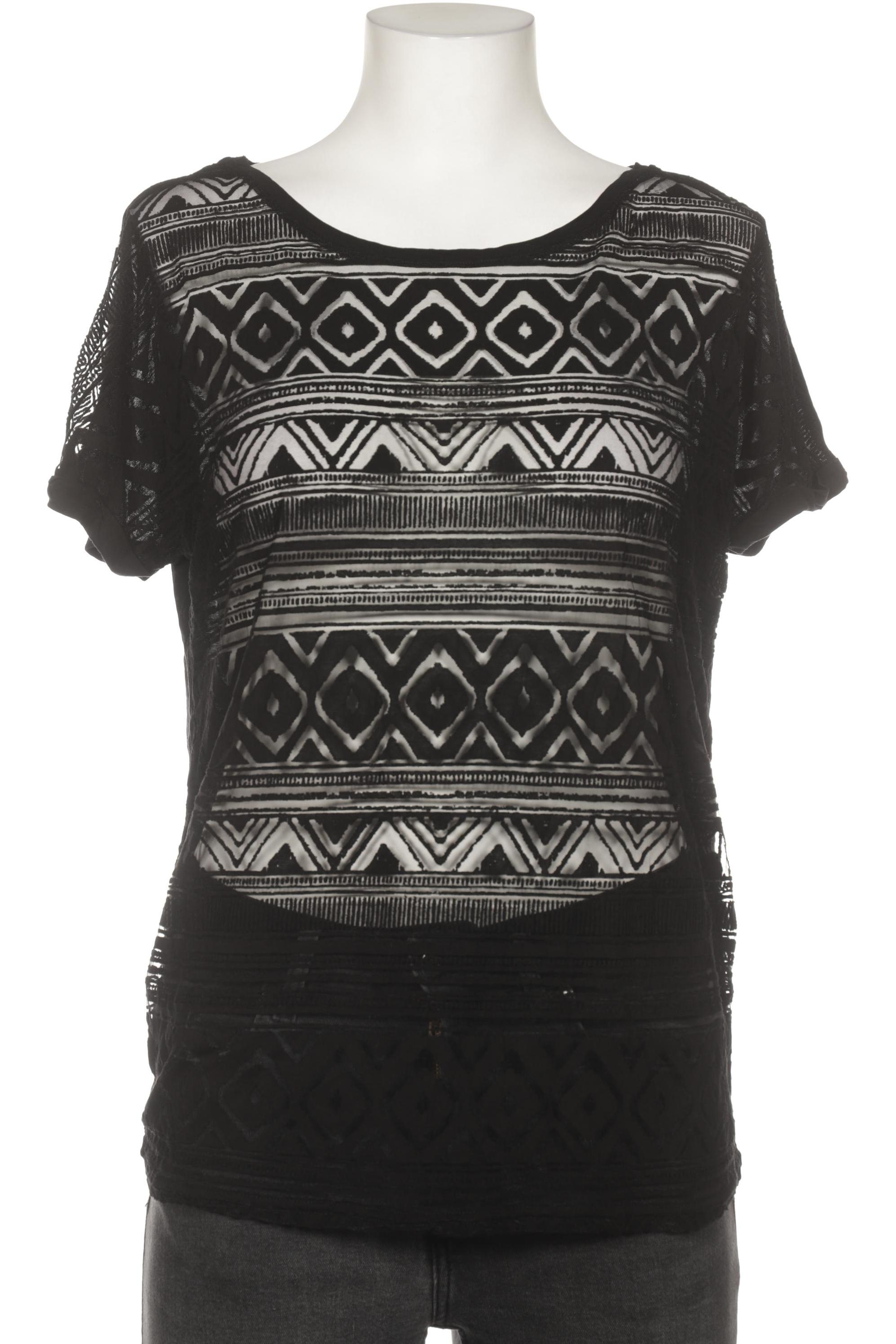 

Comma Damen T-Shirt, schwarz, Gr. 38