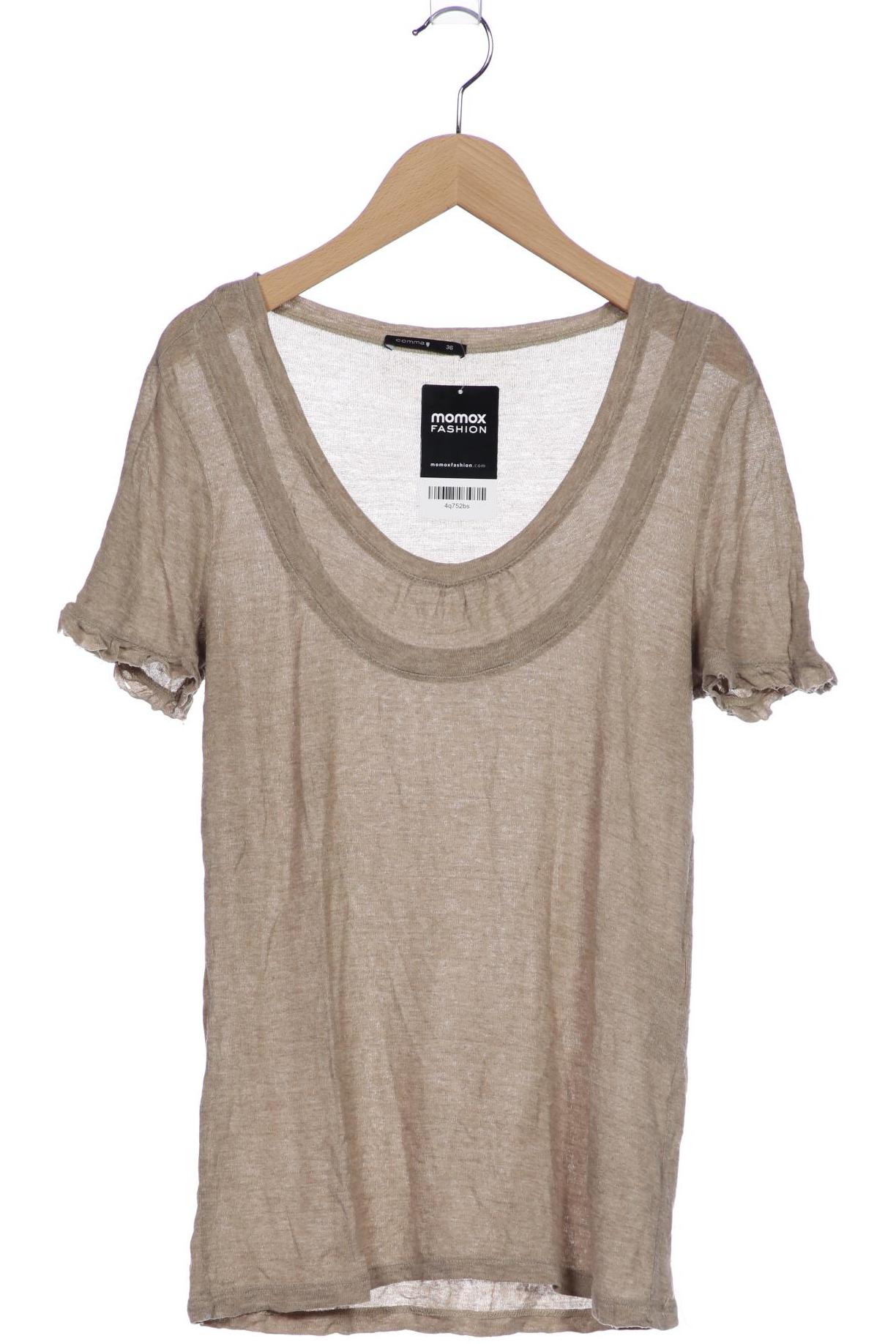 

Comma Damen T-Shirt, braun, Gr. 36