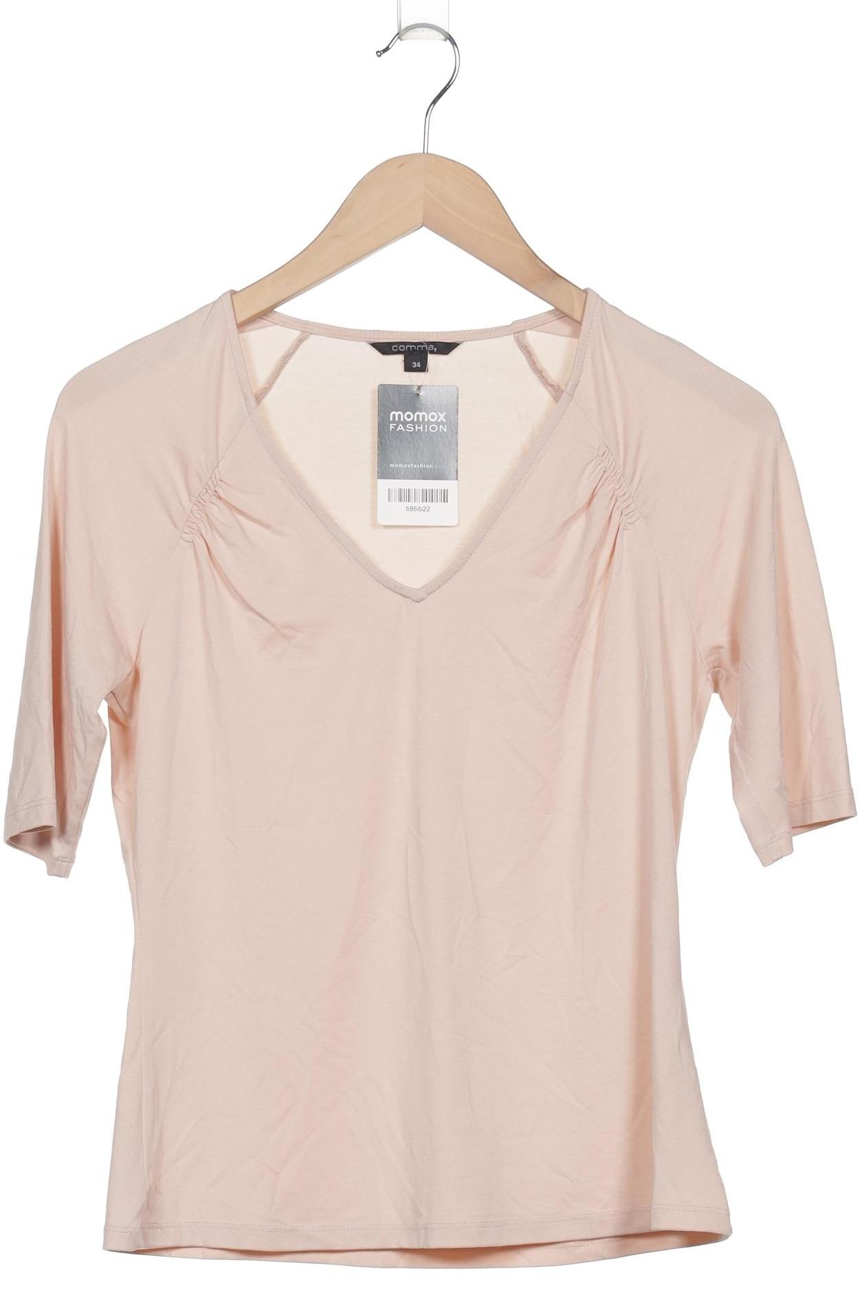 

Comma Damen T-Shirt, beige, Gr. 34