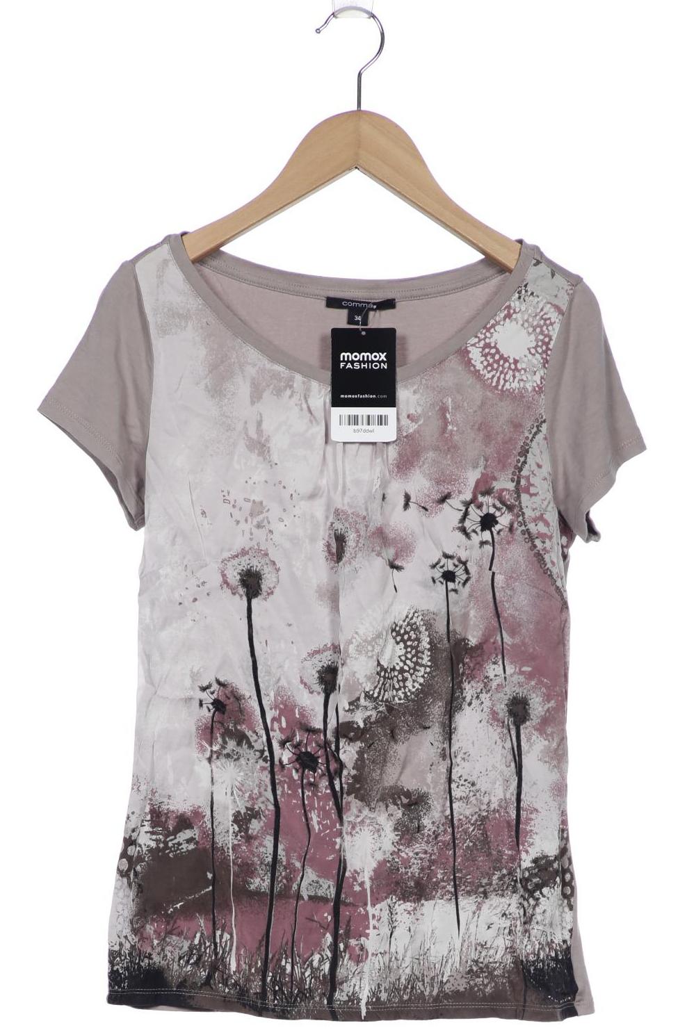 

Comma Damen T-Shirt, grau