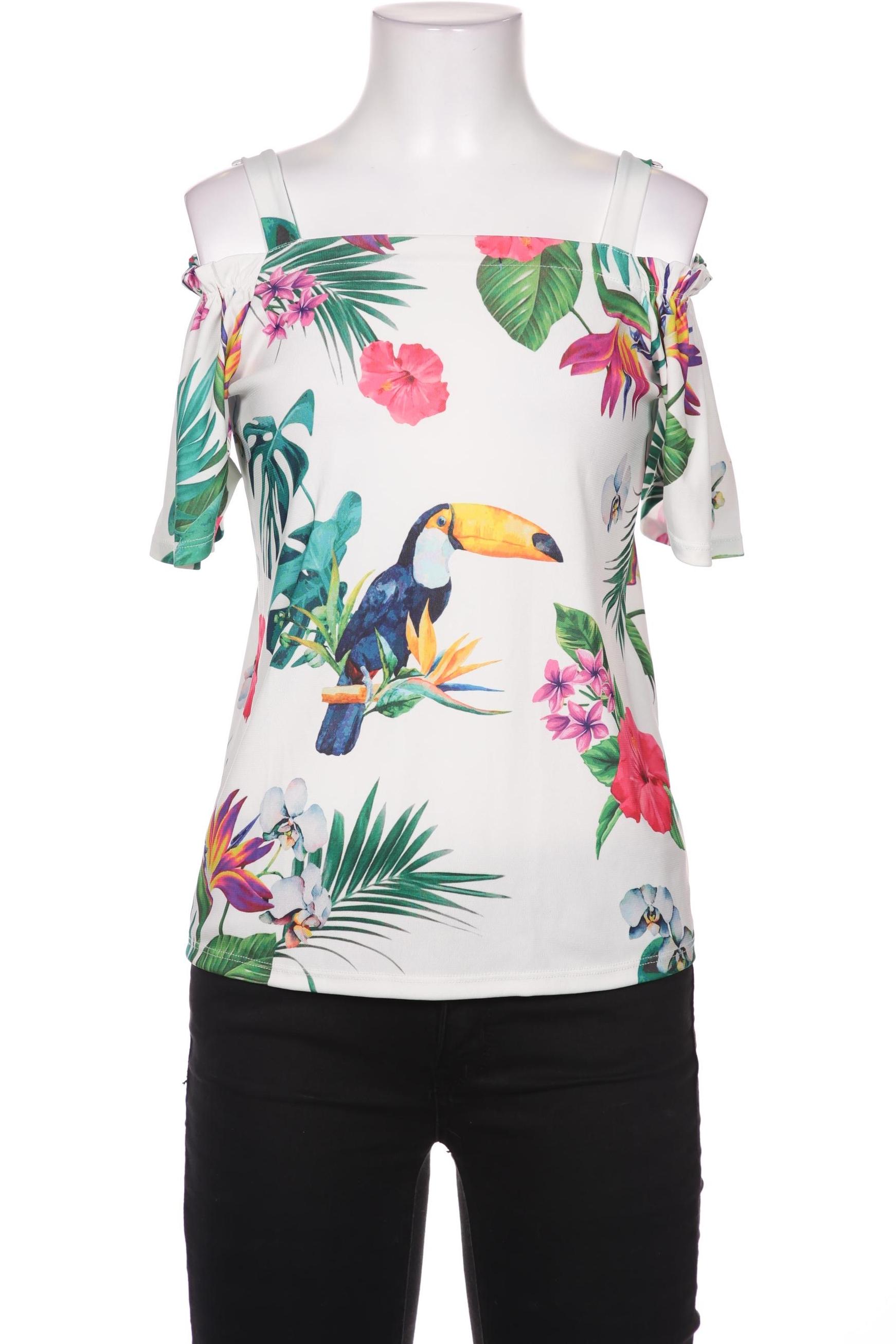 

Comma Damen T-Shirt, weiß, Gr. 34