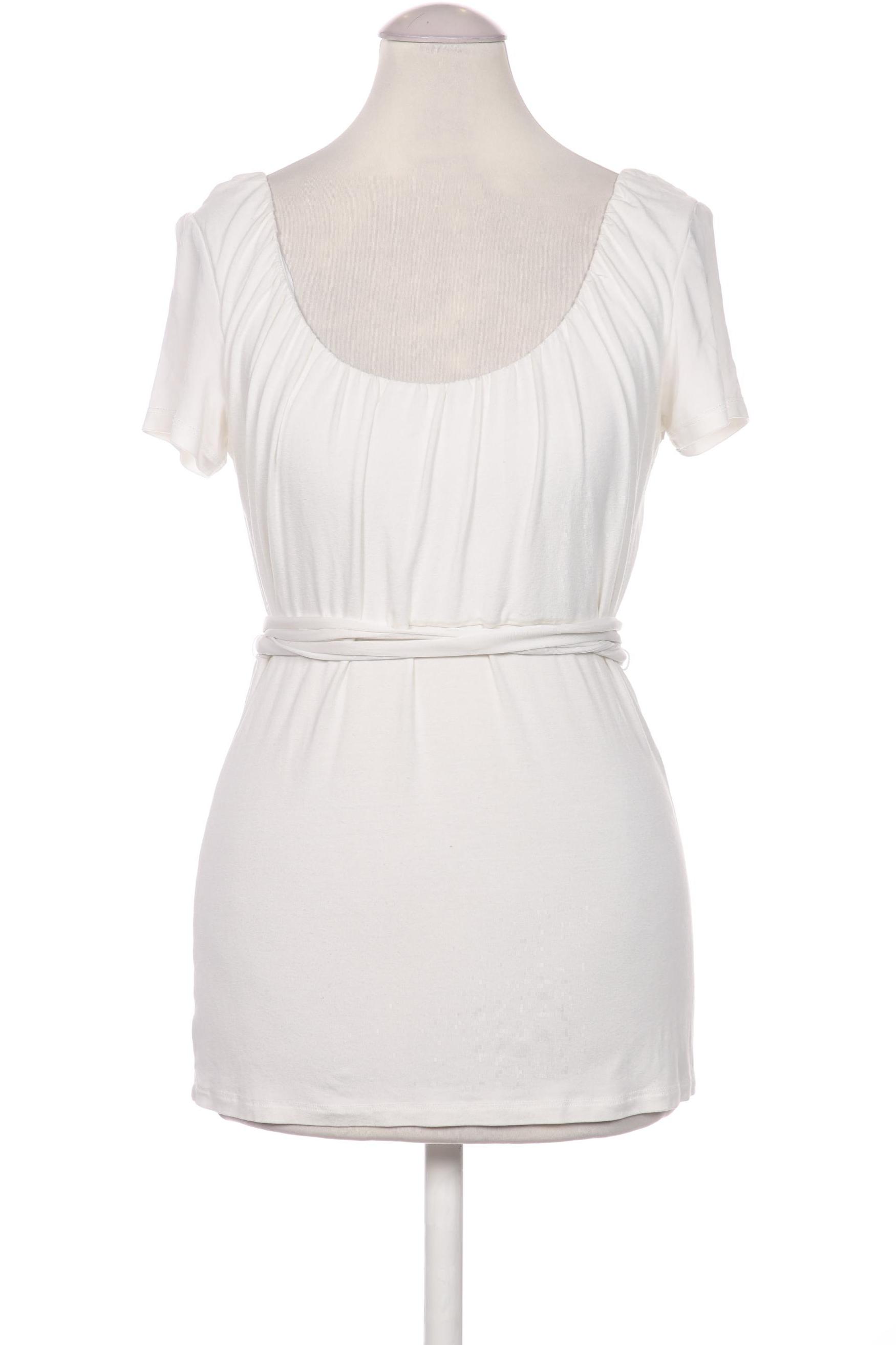 

Comma Damen T-Shirt, weiß, Gr. 34