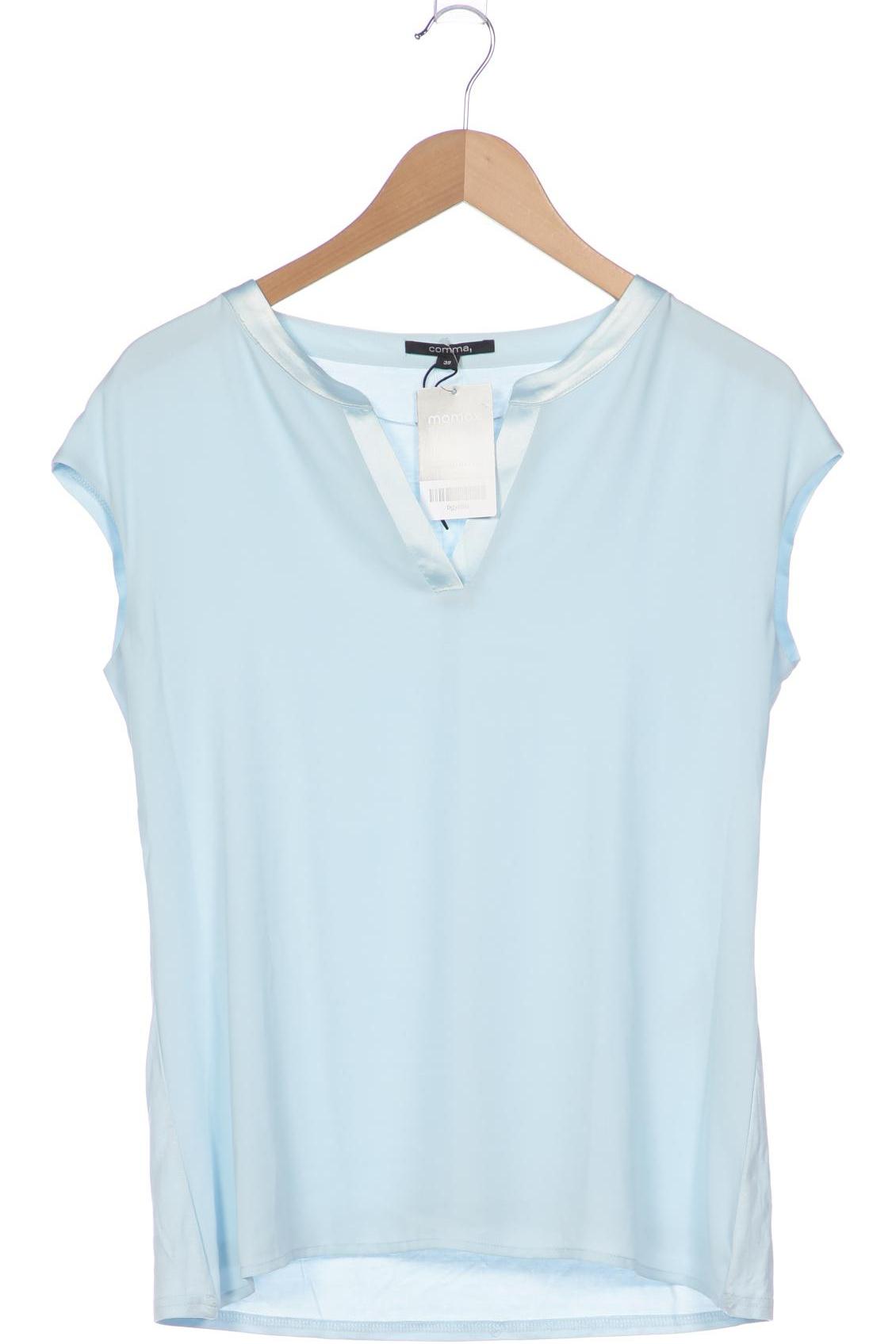 

Comma Damen T-Shirt, hellblau, Gr. 38
