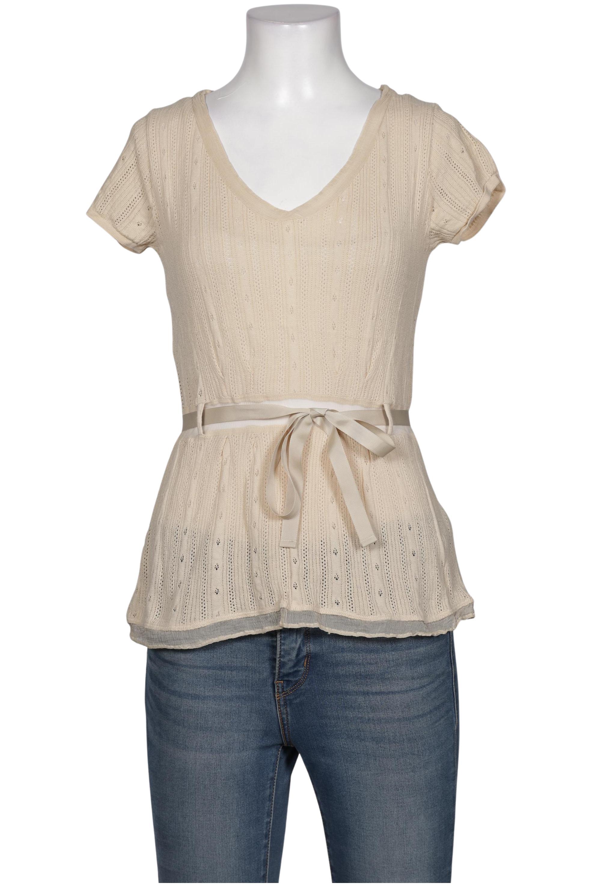 

Comma Damen T-Shirt, beige, Gr. 38