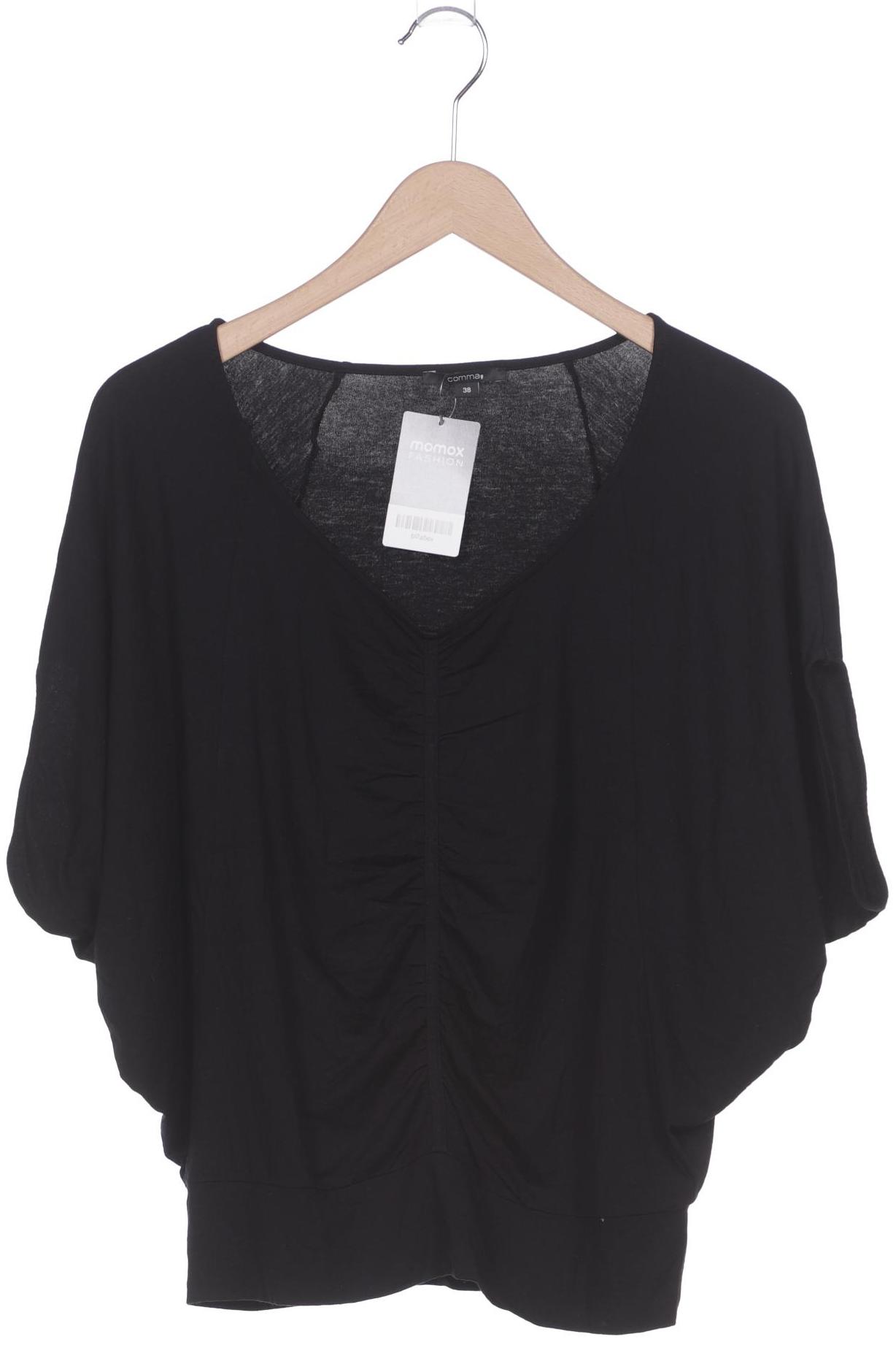 

Comma Damen T-Shirt, schwarz, Gr. 38