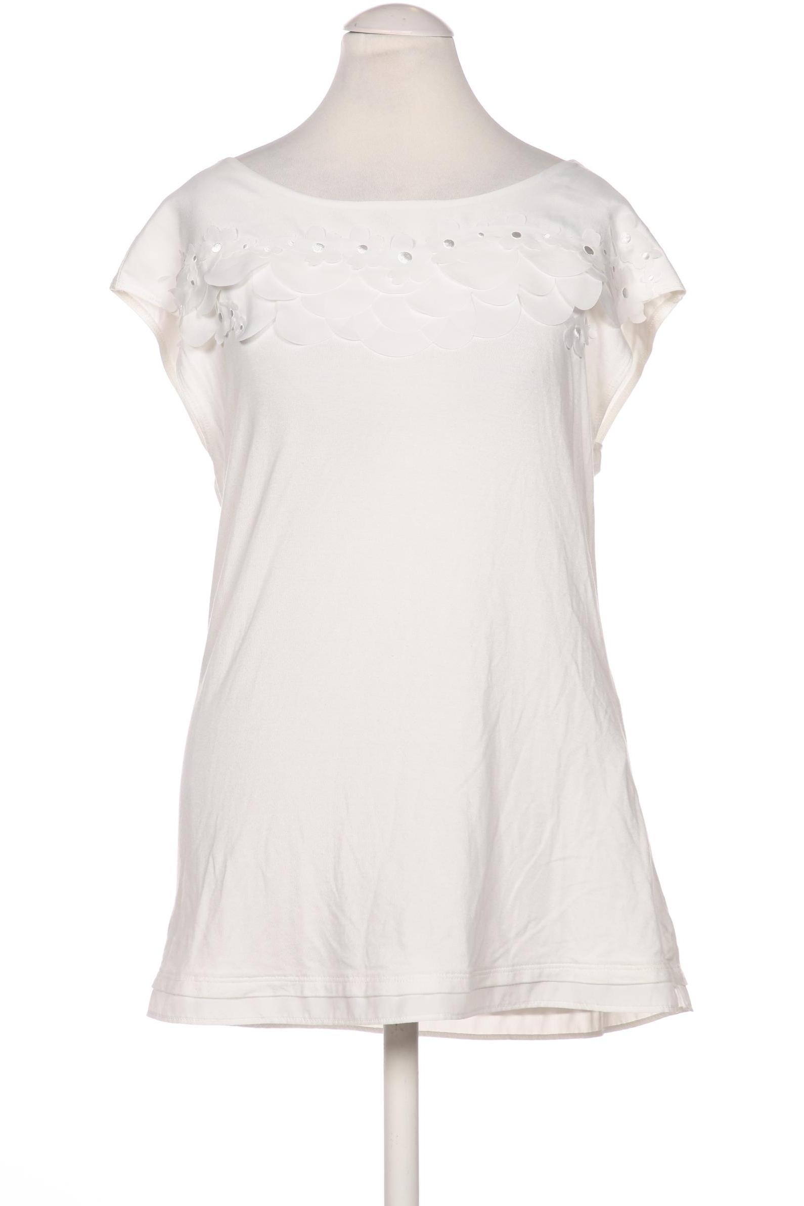 

Comma Damen T-Shirt, weiß, Gr. 36