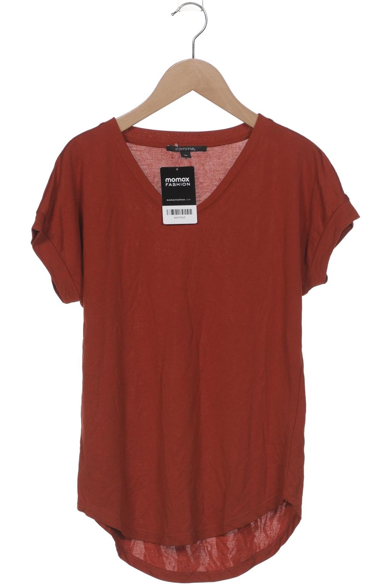 

Comma Damen T-Shirt, braun, Gr. 36