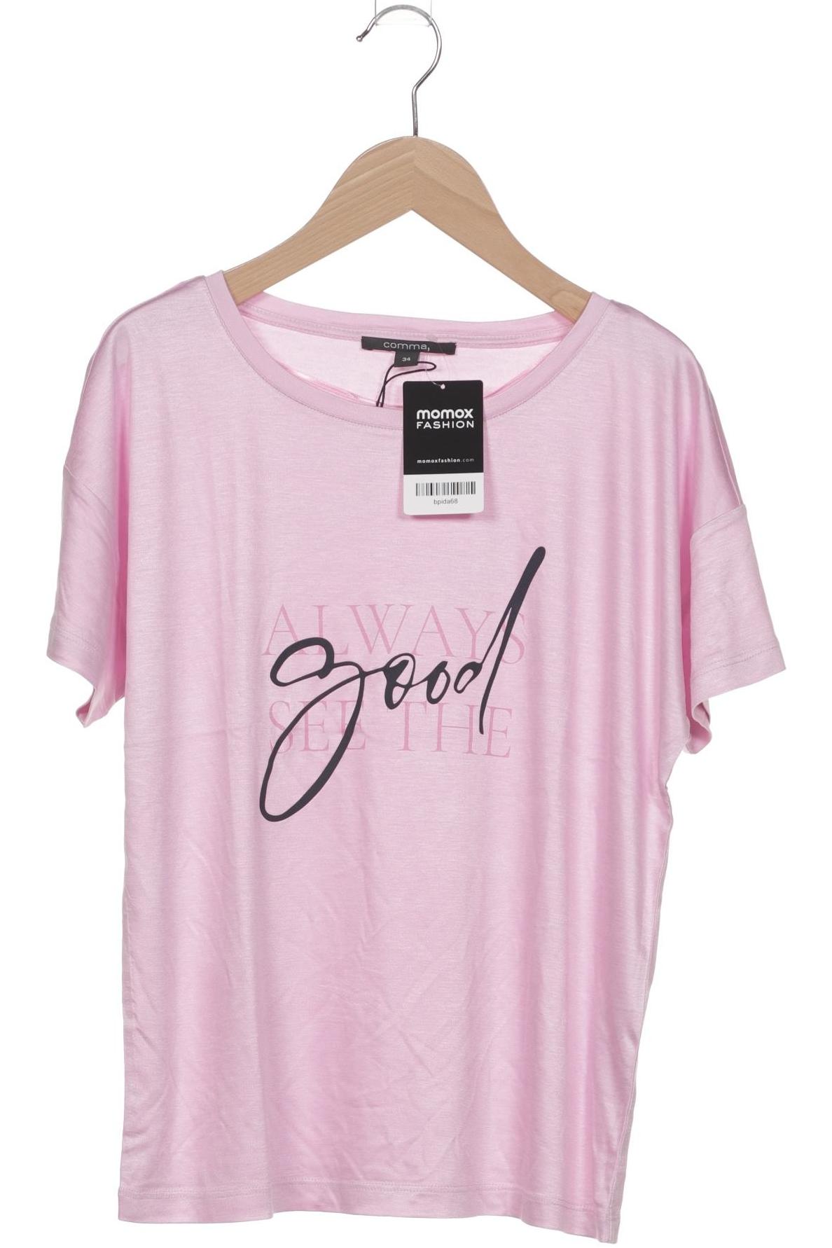 

Comma Damen T-Shirt, pink, Gr. 34