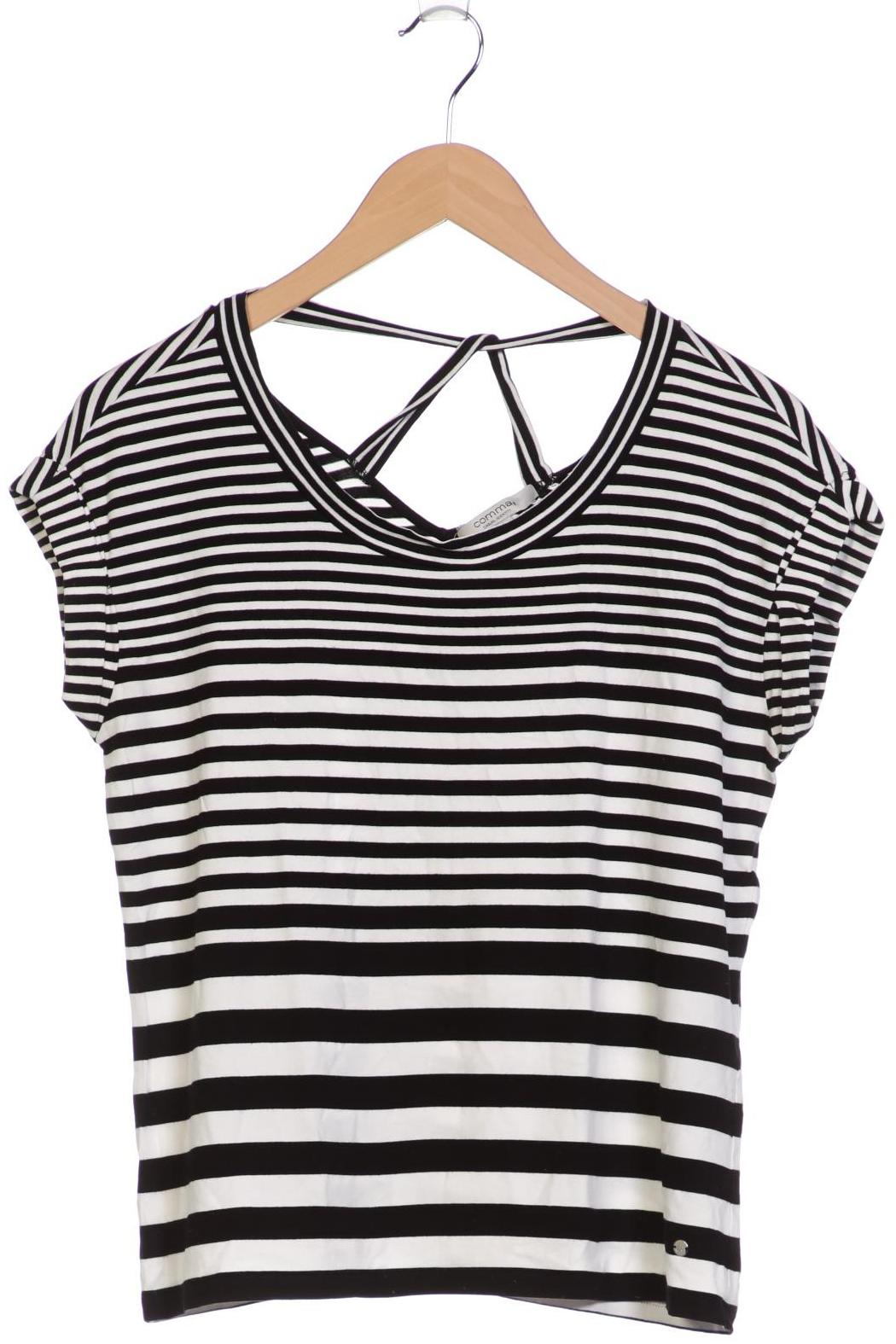 

Comma Damen T-Shirt, schwarz, Gr. 38