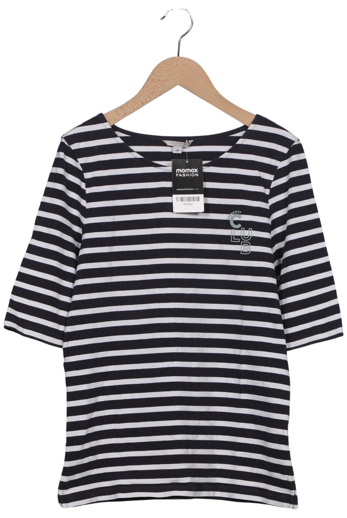 

Comma Damen T-Shirt, marineblau, Gr. 38