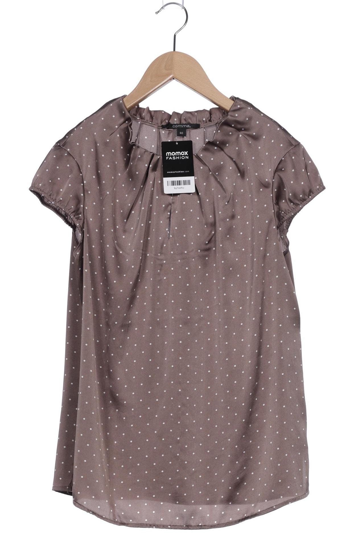 

Comma Damen T-Shirt, braun