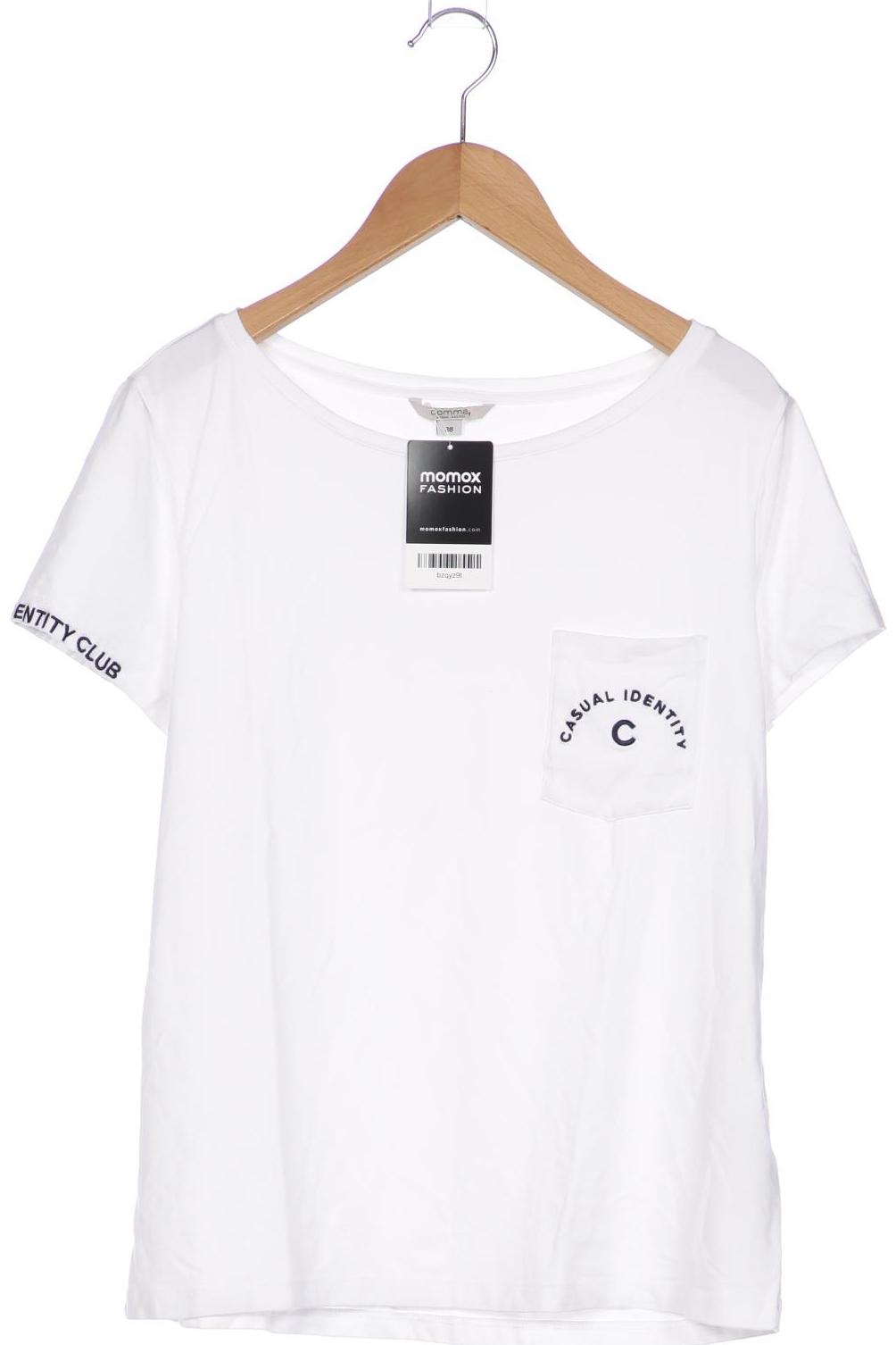 

Comma Damen T-Shirt, weiß