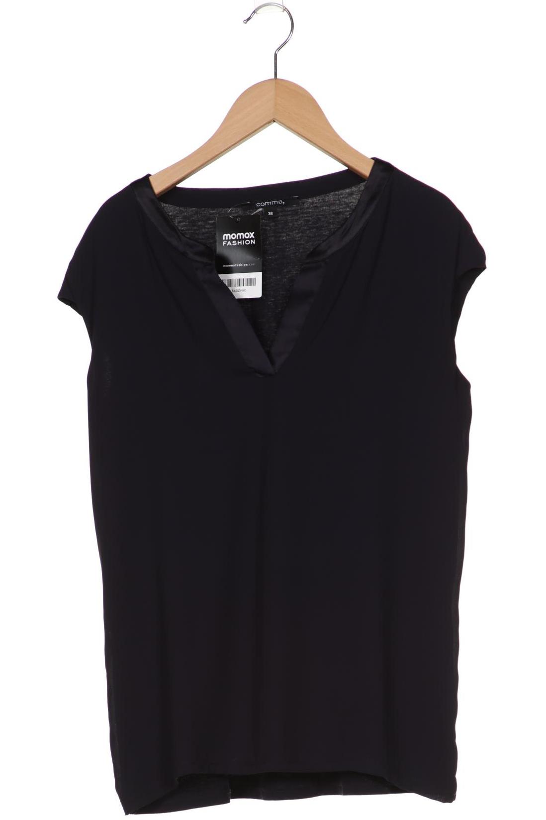 

Comma Damen T-Shirt, marineblau