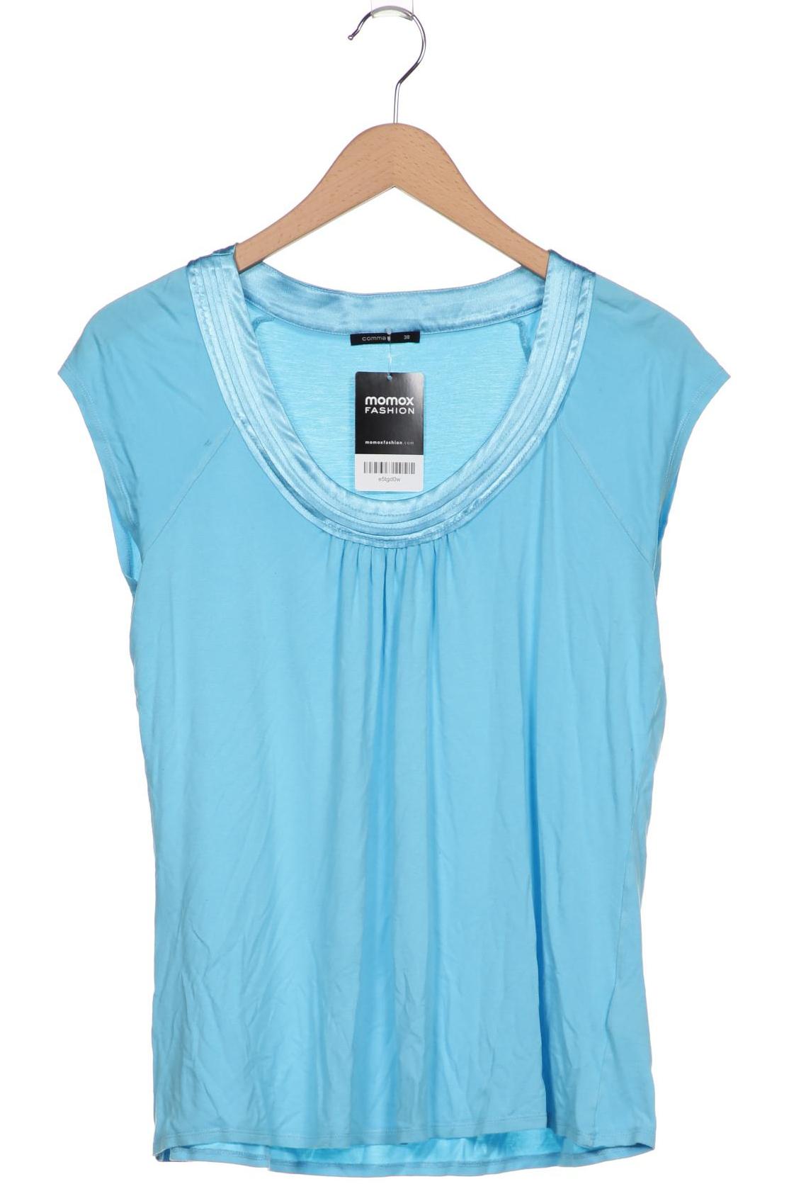 

Comma Damen T-Shirt, blau, Gr. 38