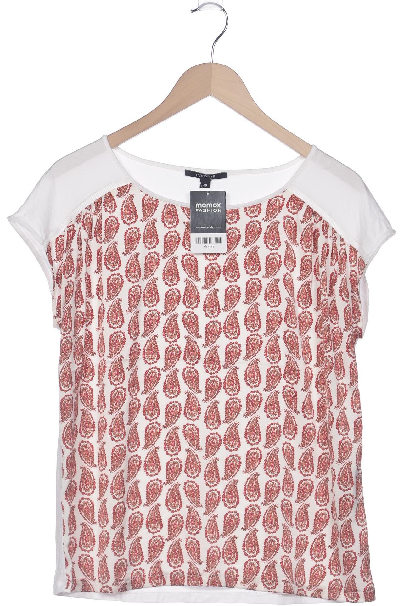 

Comma Damen T-Shirt, braun, Gr. 40