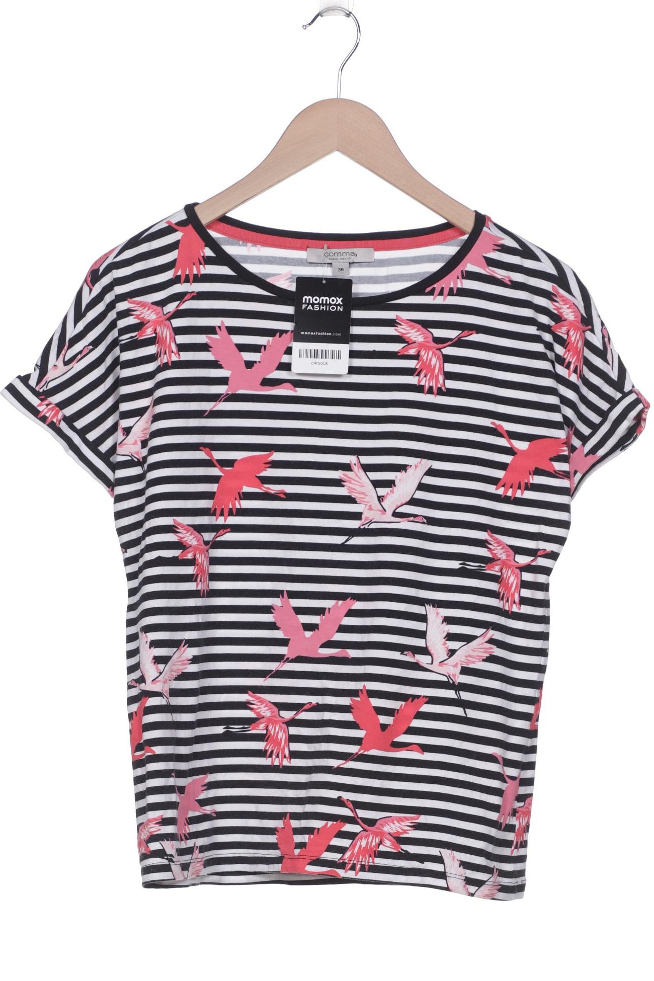 

Comma Damen T-Shirt, weiß