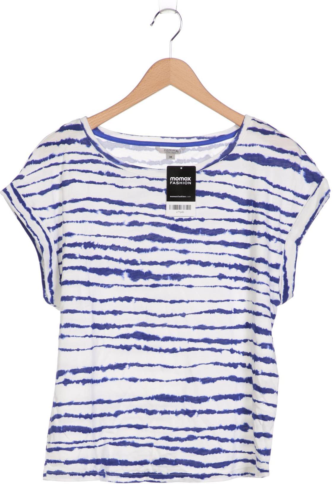 

Comma Damen T-Shirt, weiß, Gr. 38