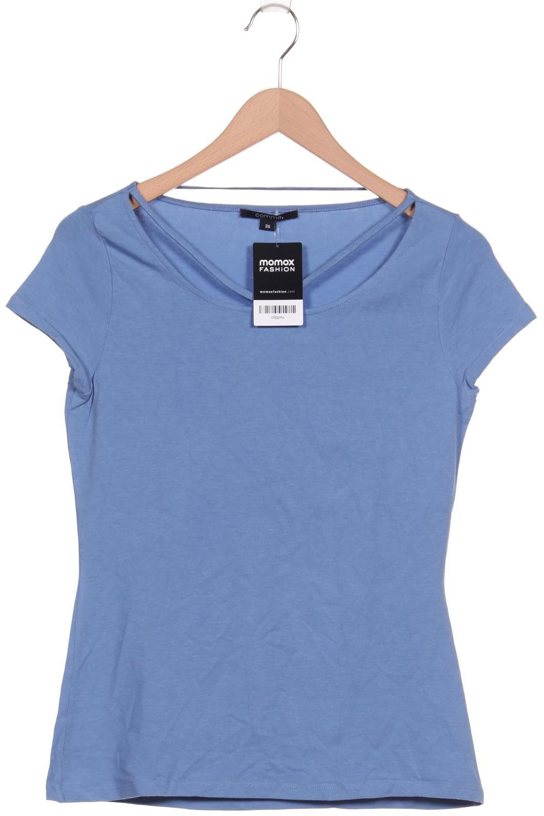 

Comma Damen T-Shirt, hellblau
