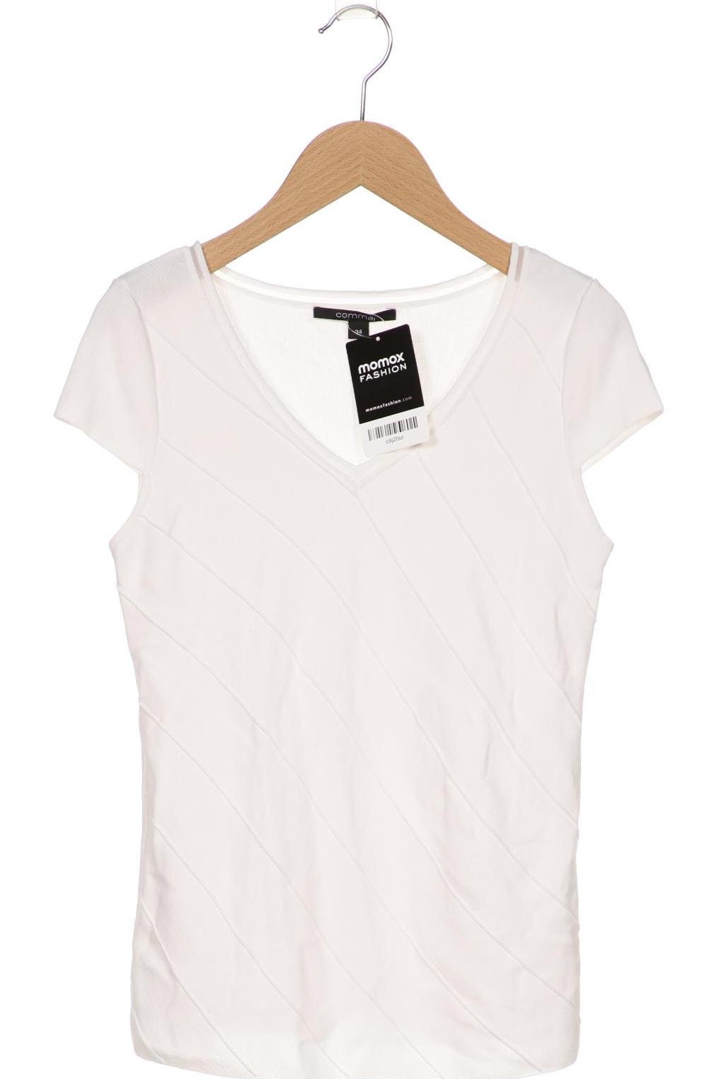 

Comma Damen T-Shirt, weiß