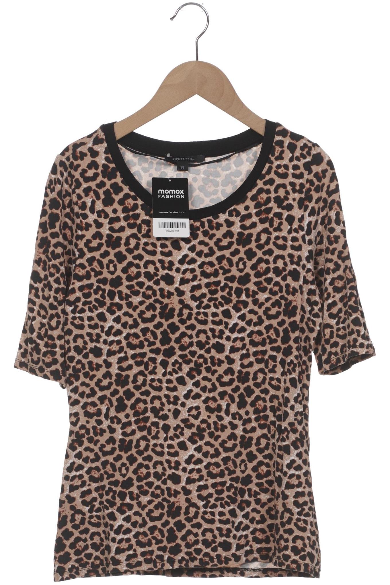 

Comma Damen T-Shirt, braun, Gr. 38