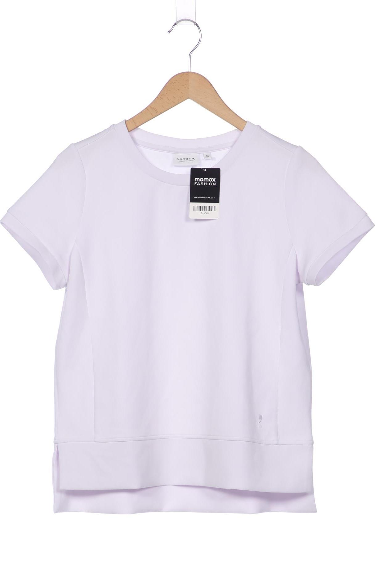 

Comma Damen T-Shirt, weiß, Gr. 38