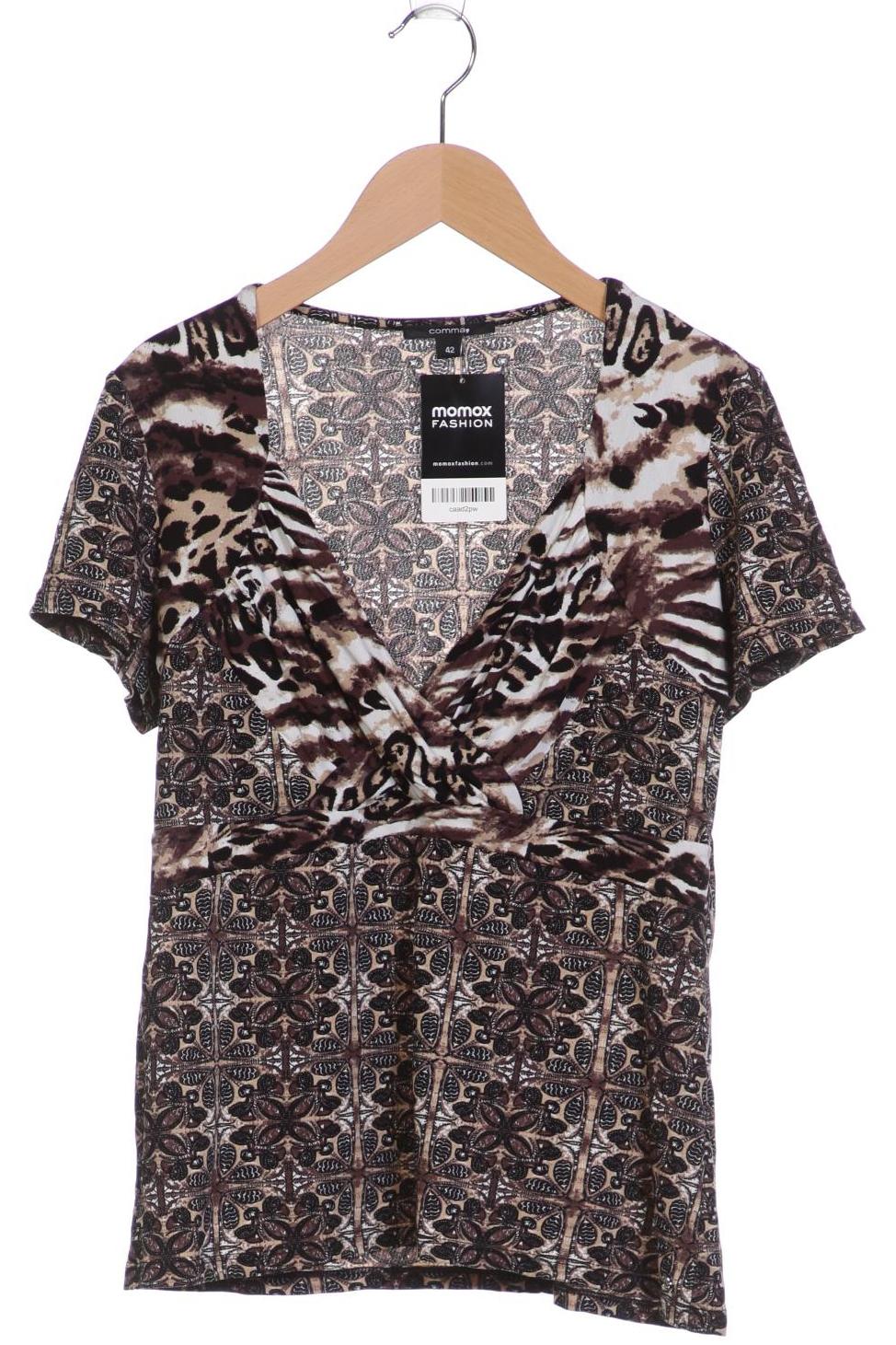 

Comma Damen T-Shirt, braun