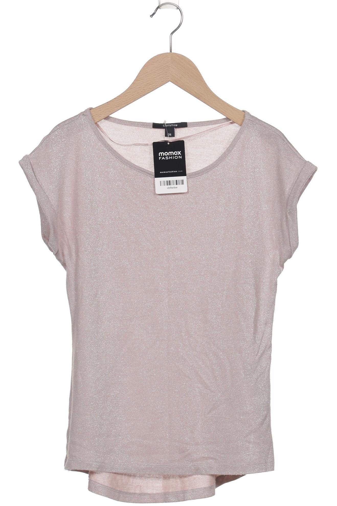 

Comma Damen T-Shirt, pink, Gr. 34