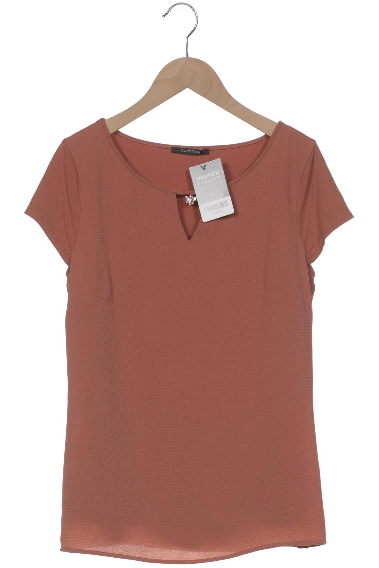 

Comma Damen T-Shirt, orange, Gr. 38