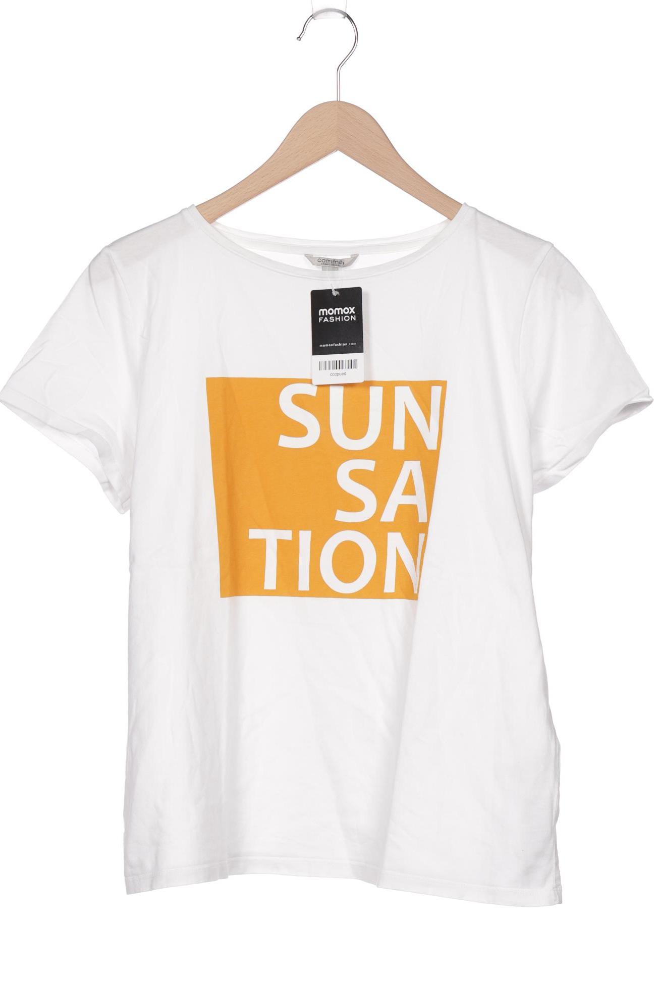 

Comma Damen T-Shirt, weiß