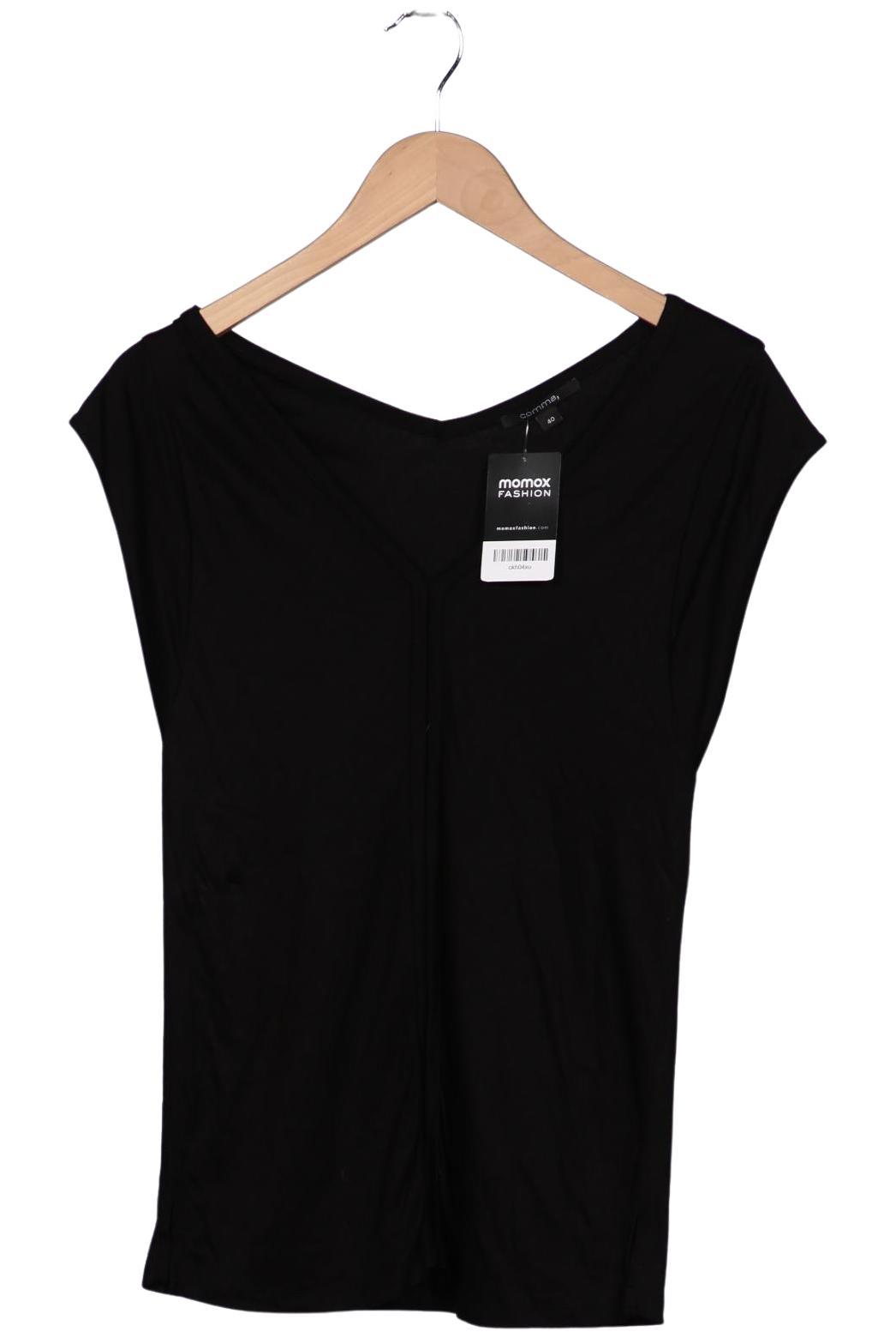 

Comma Damen T-Shirt, schwarz, Gr. 40