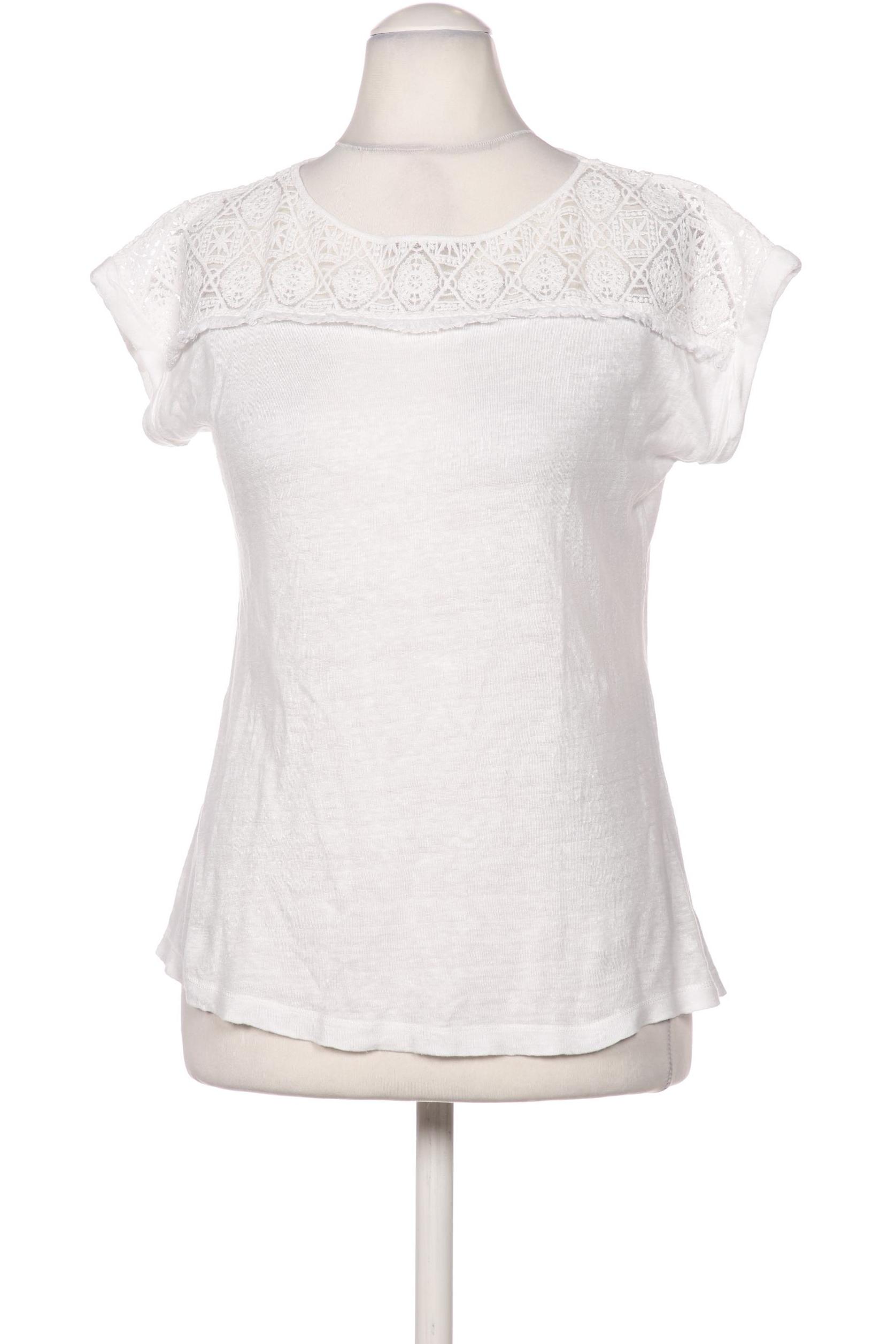 

Comma Damen T-Shirt, weiß, Gr. 36