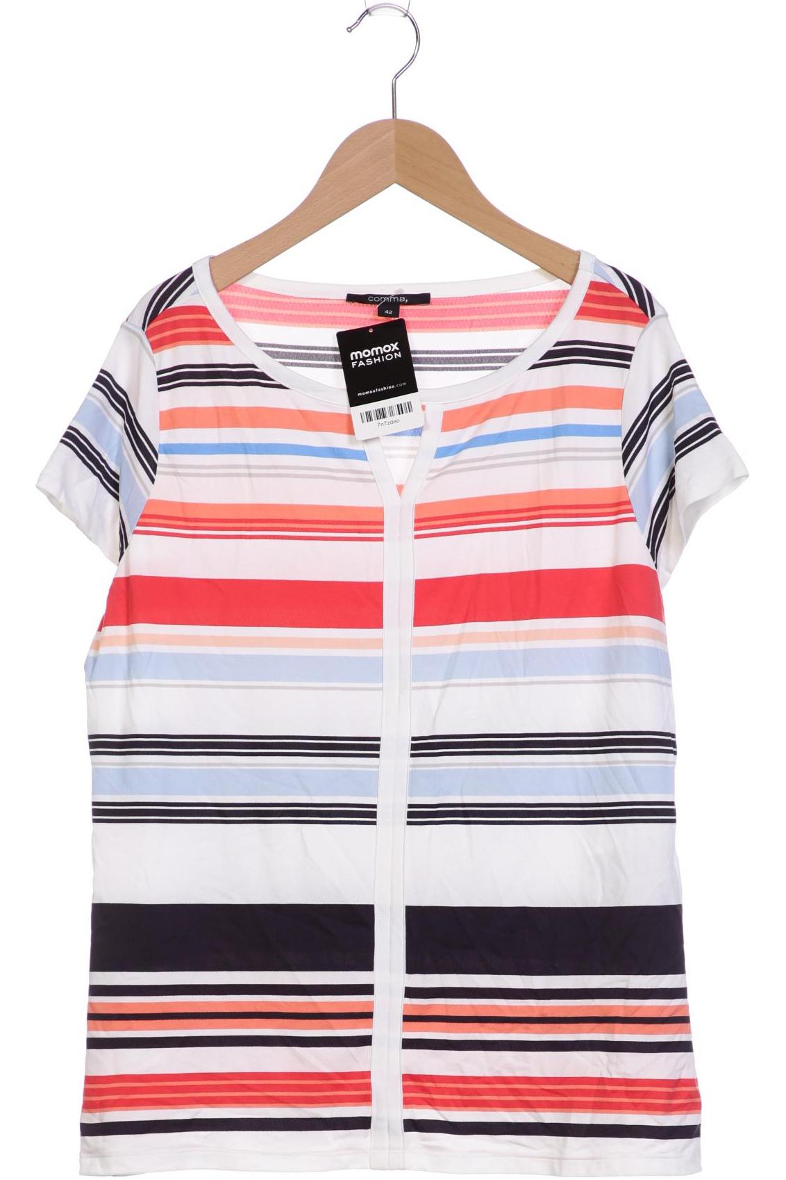 

Comma Damen T-Shirt, mehrfarbig, Gr. 42