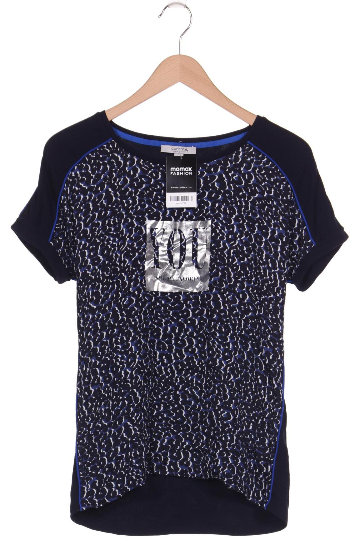 

Comma Damen T-Shirt, marineblau