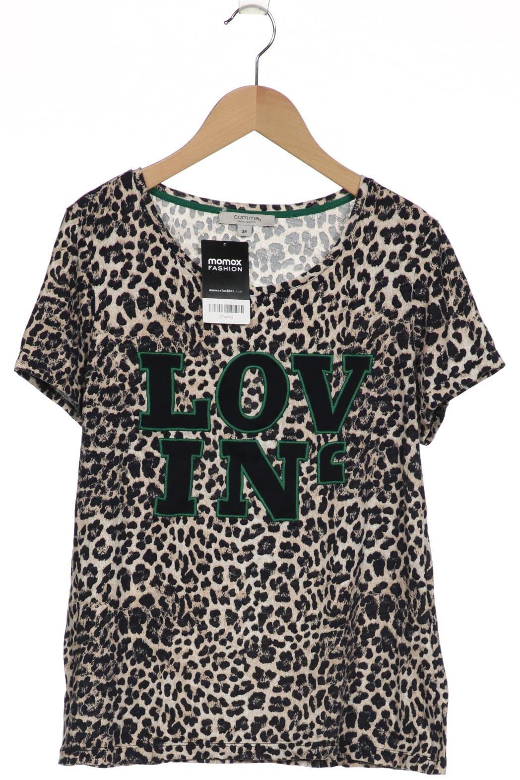 

Comma Damen T-Shirt, schwarz