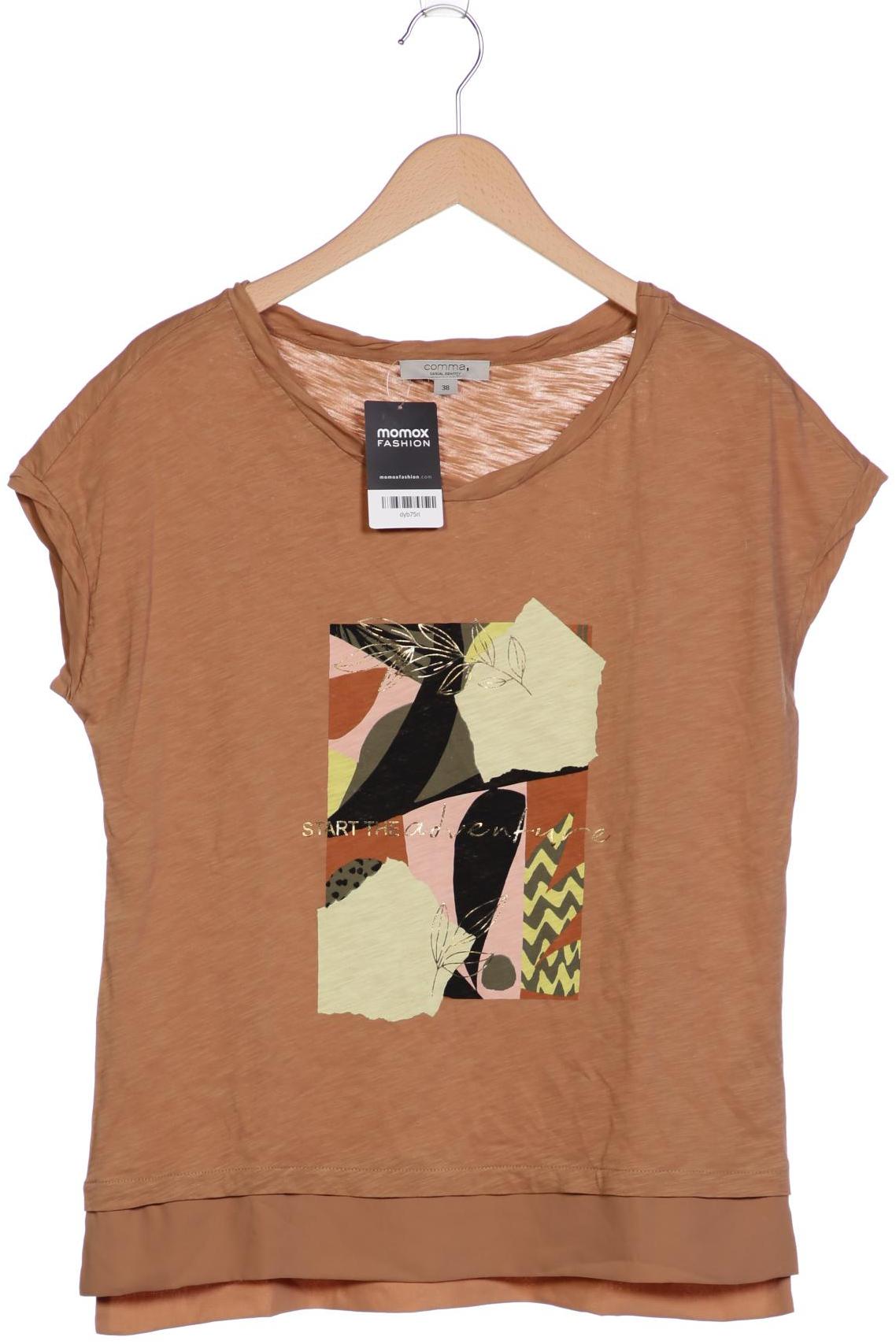 

Comma Damen T-Shirt, braun