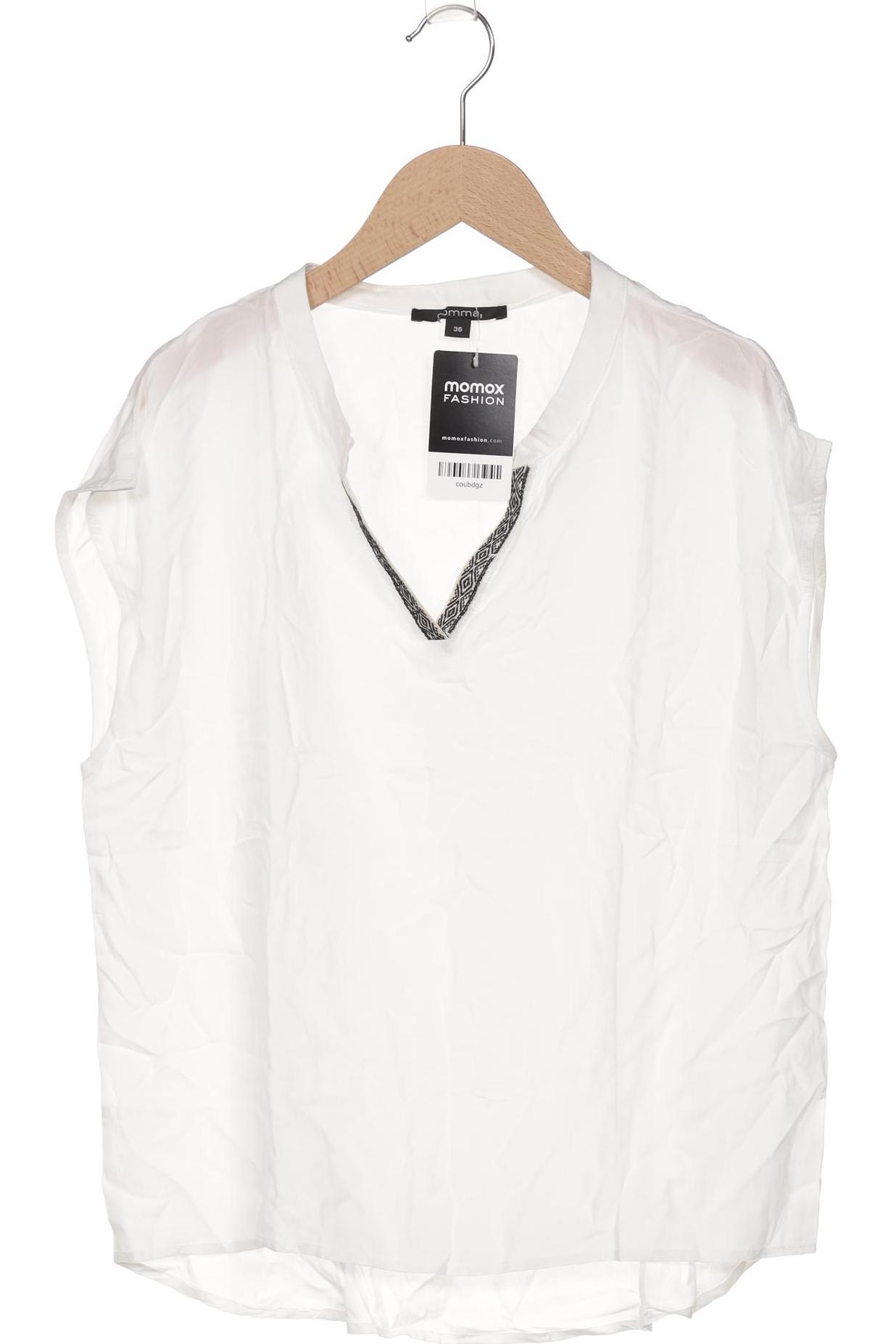 

Comma Damen T-Shirt, weiß, Gr. 36