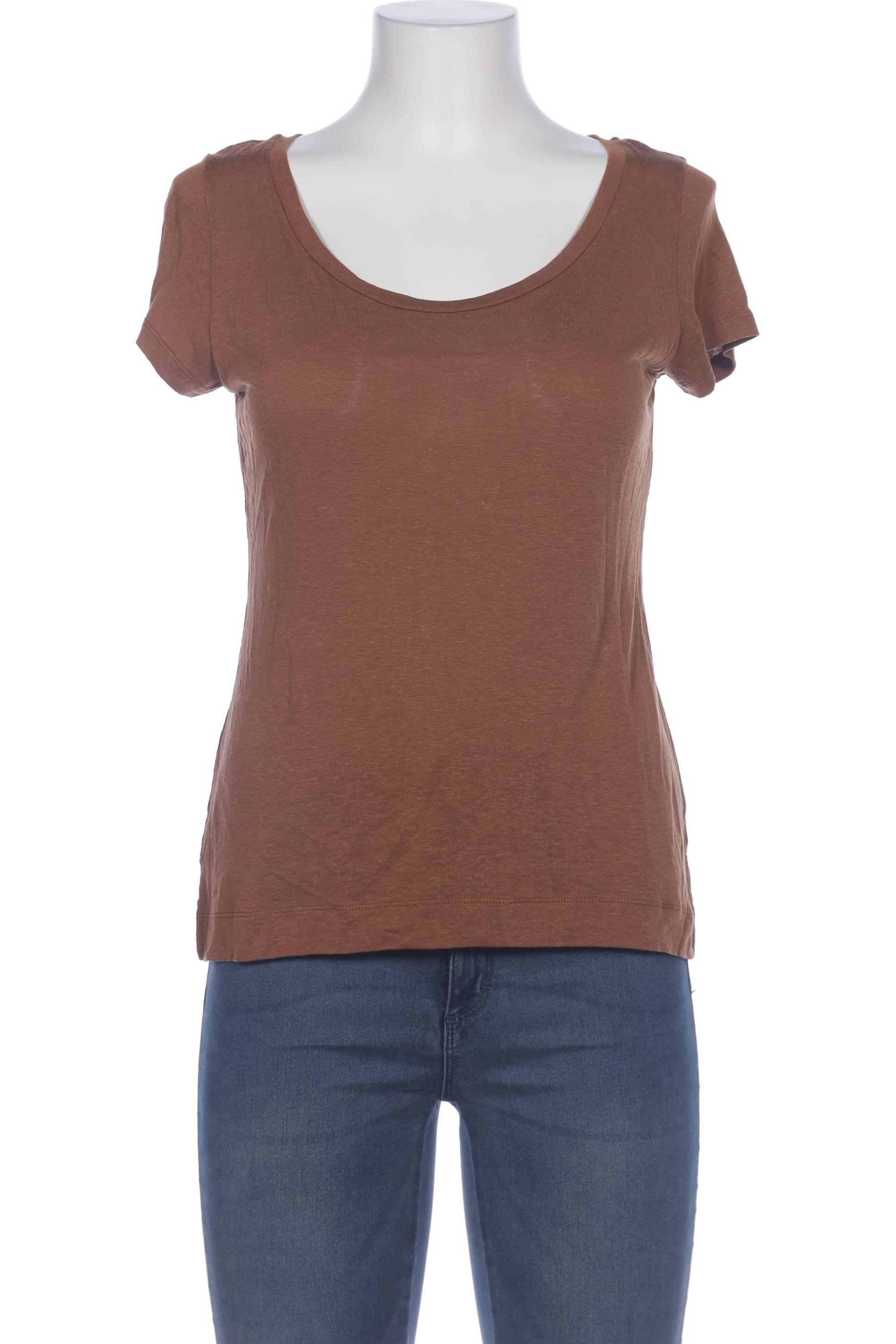

Comma Damen T-Shirt, braun, Gr. 38