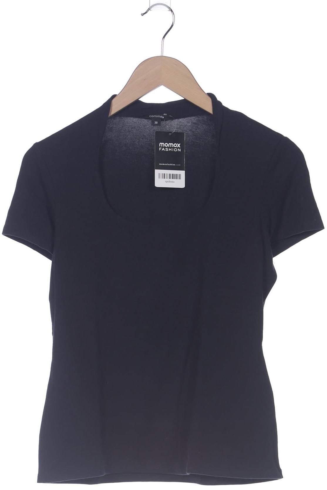 

Comma Damen T-Shirt, marineblau, Gr. 38