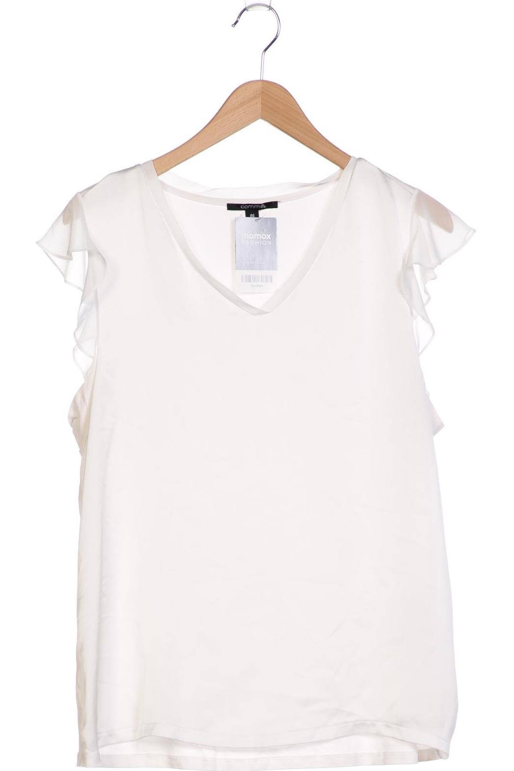 

Comma Damen T-Shirt, weiß