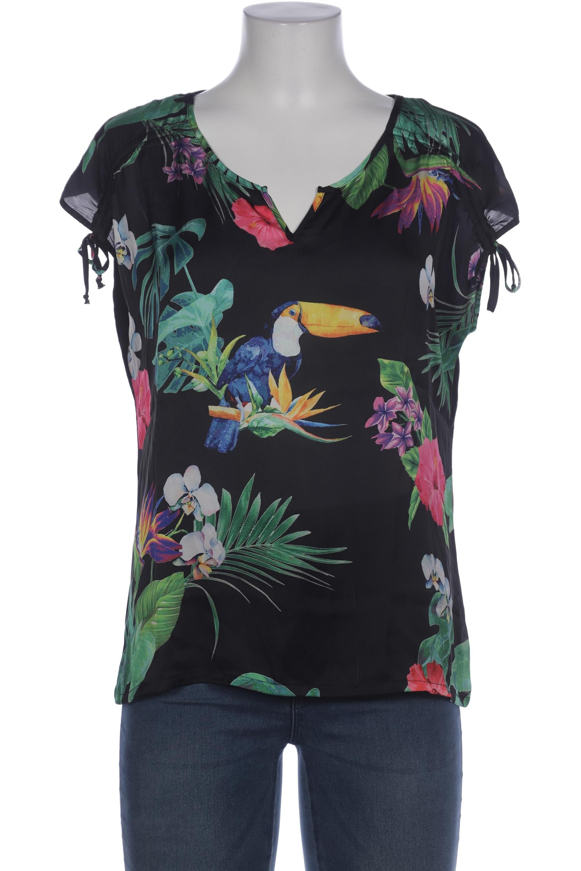 

Comma Damen T-Shirt, schwarz, Gr. 40