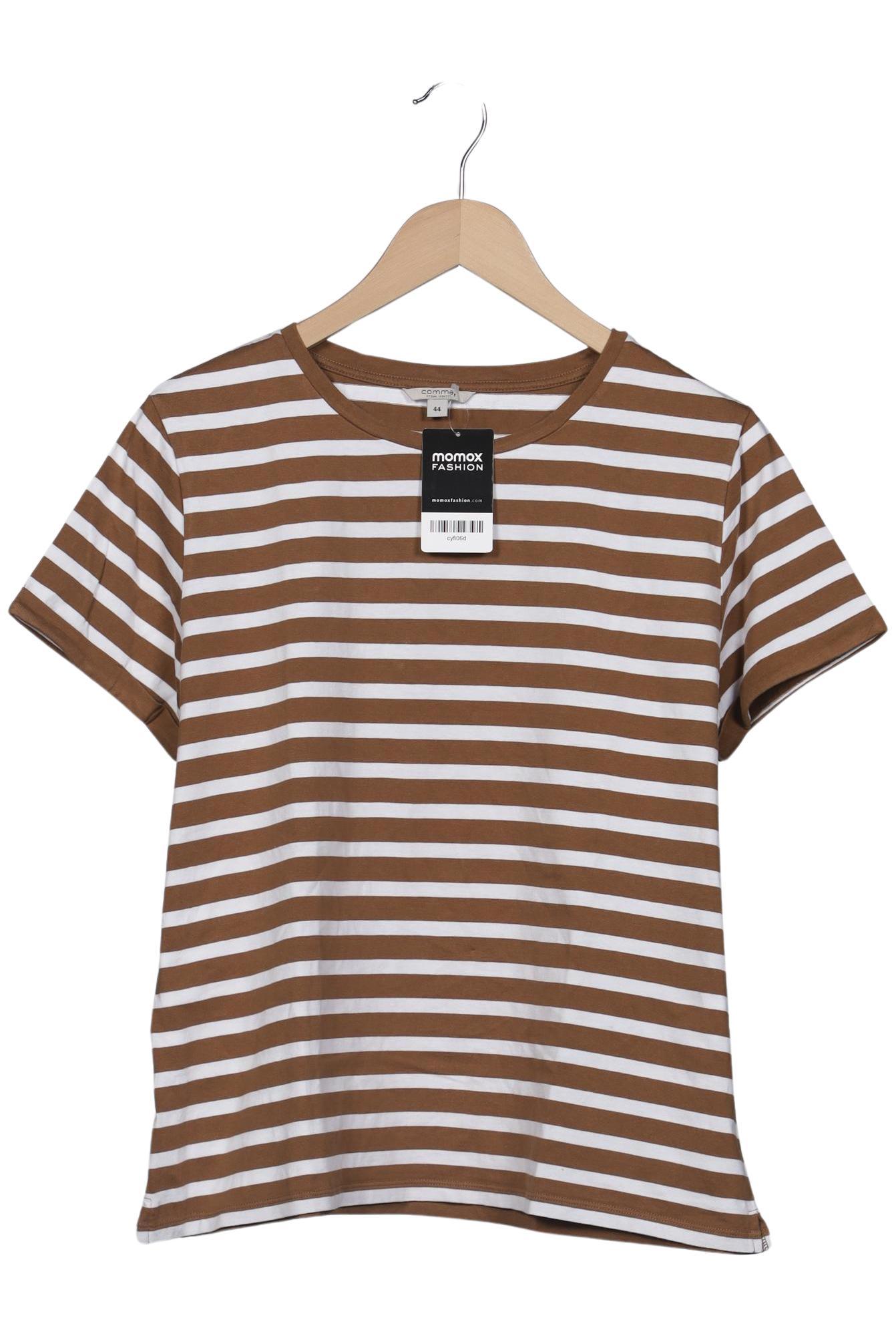 

Comma Damen T-Shirt, braun, Gr. 44