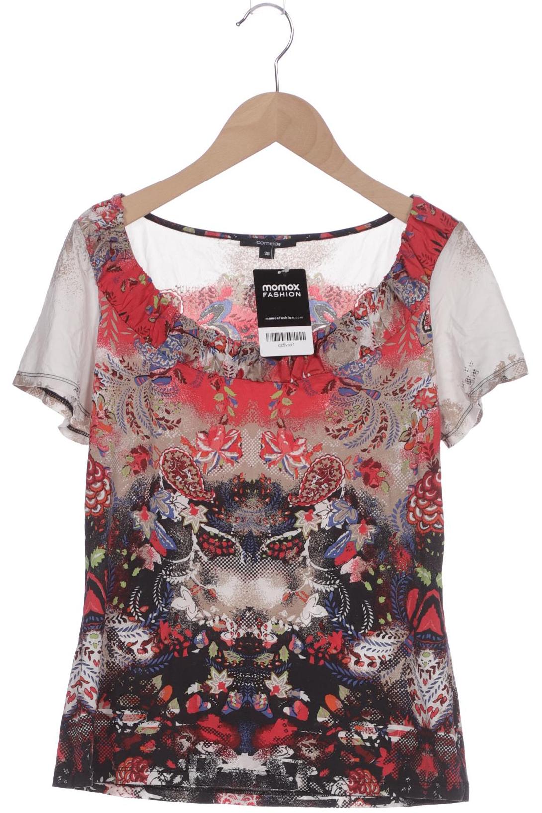

Comma Damen T-Shirt, mehrfarbig, Gr. 38
