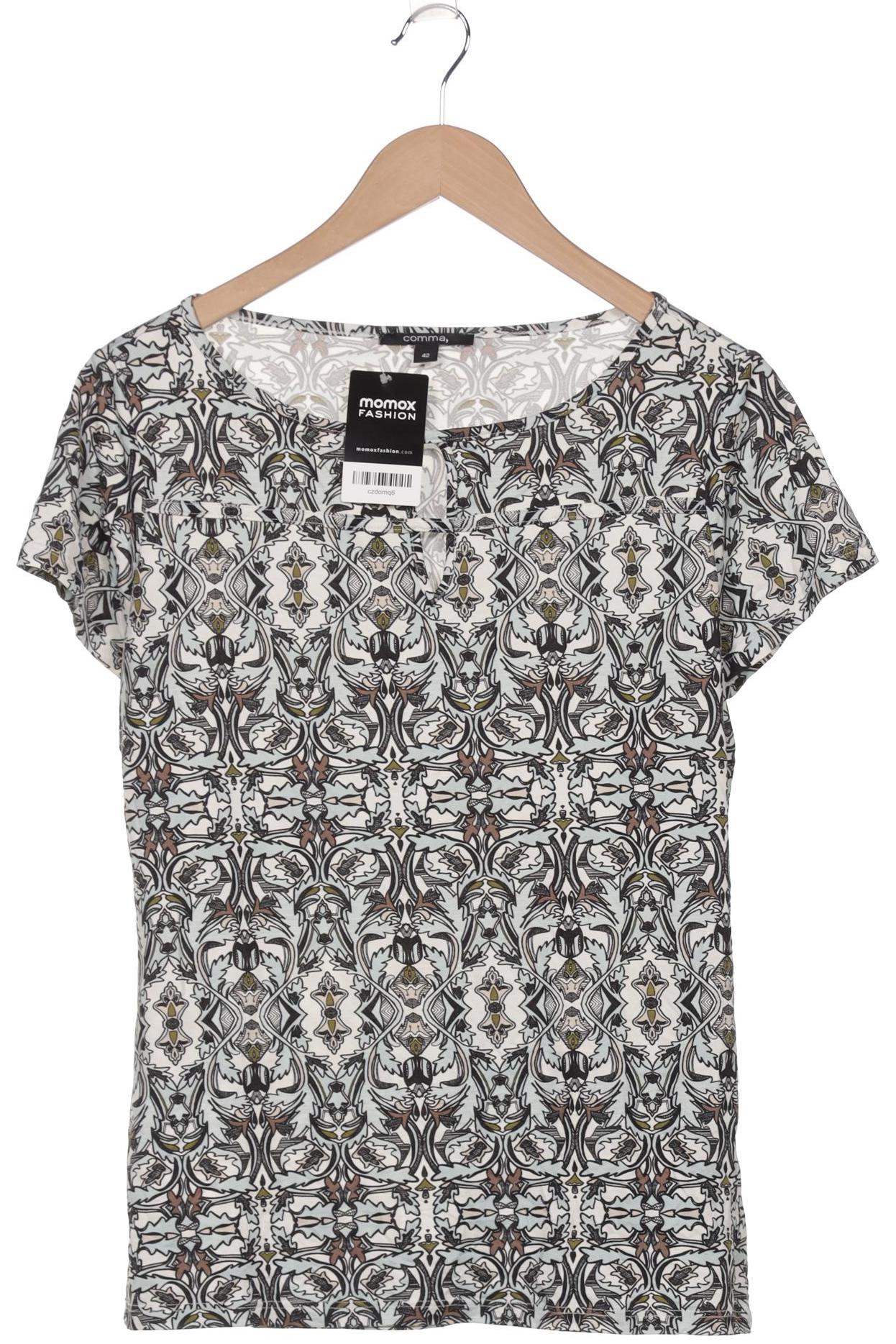 

Comma Damen T-Shirt, mehrfarbig, Gr. 42